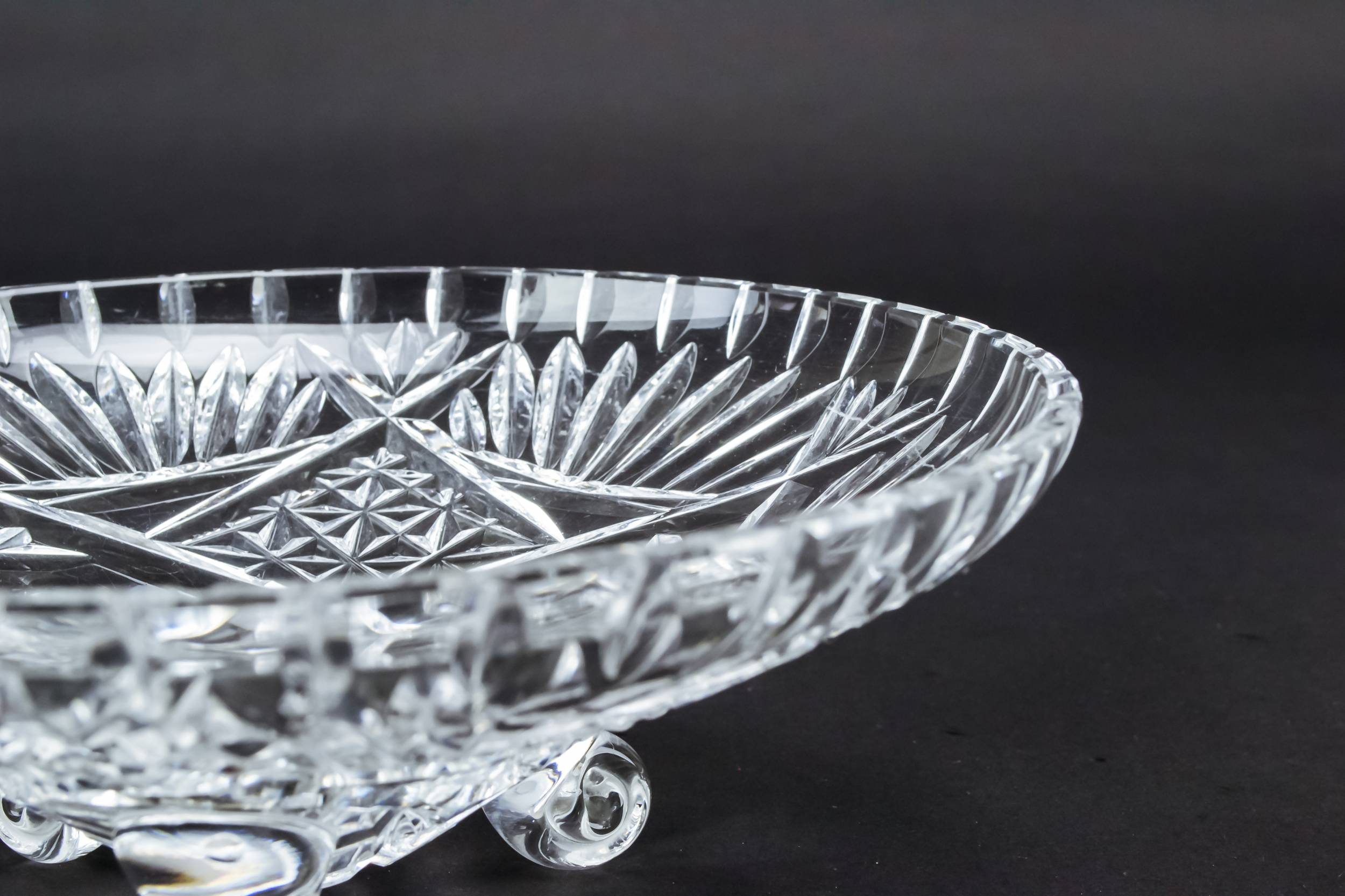 Elegant Glass BOWL — Glass serving bowl 1