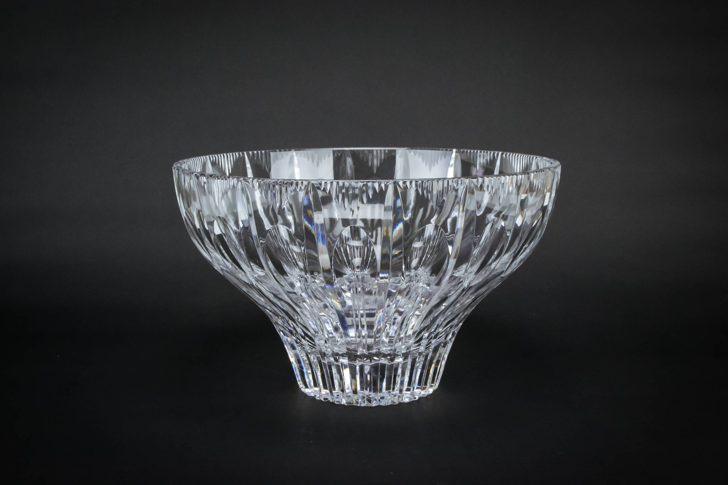 Opulent Vintage Panelled — Massive Webb cut glass bowl