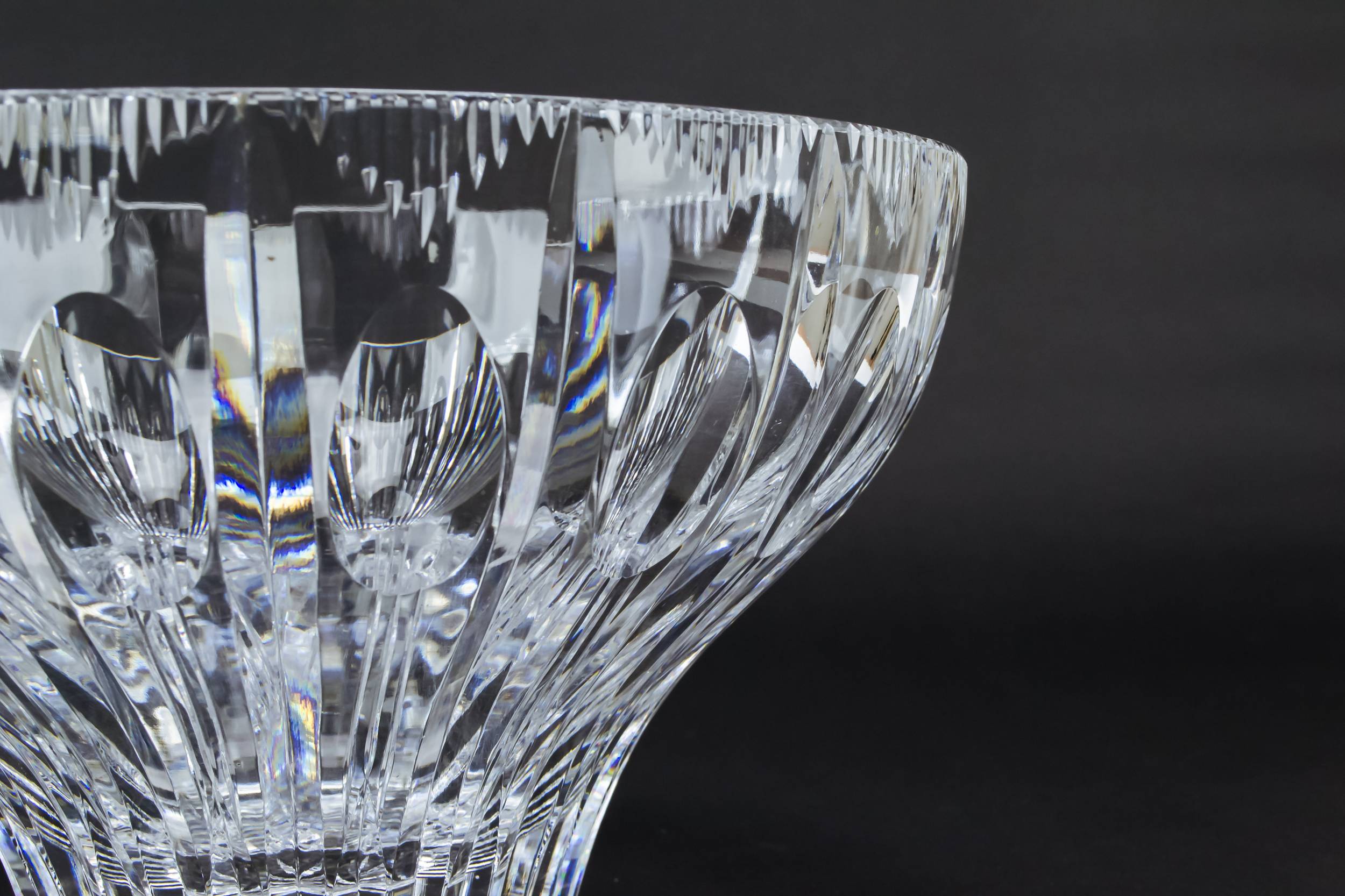 Opulent Vintage Panelled — Massive Webb cut glass bowl 1