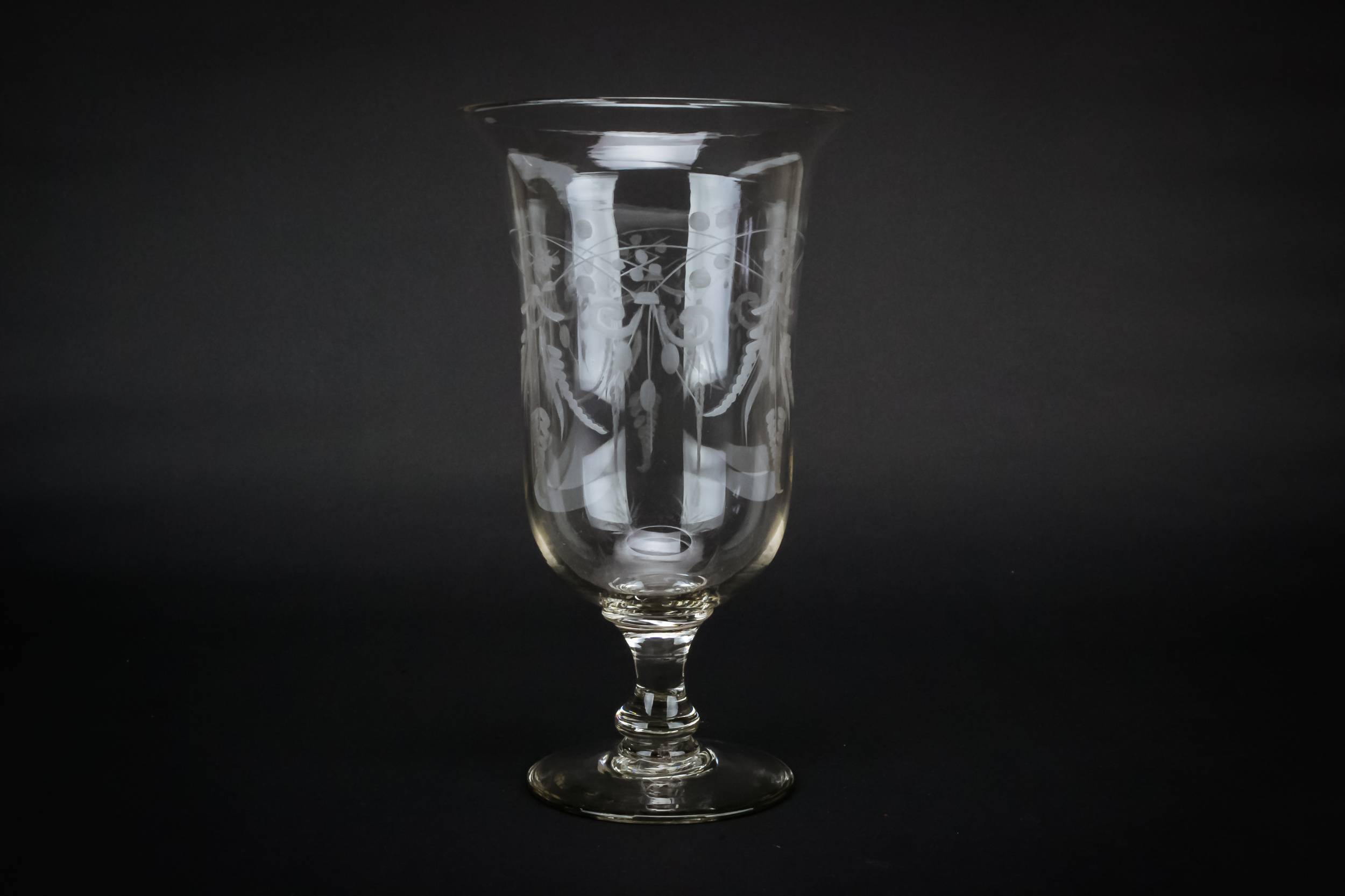 Victorian Antique BOWL — Glass serving bowl
