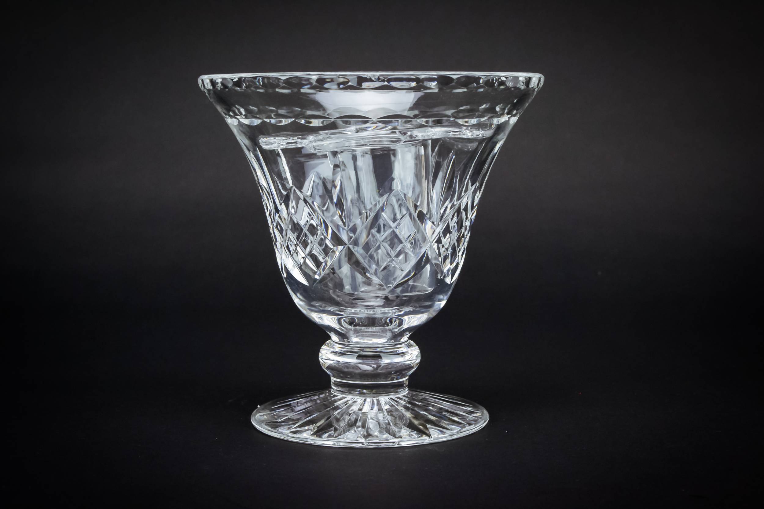 Edwardian Antique VASE — Cut glass flower vase