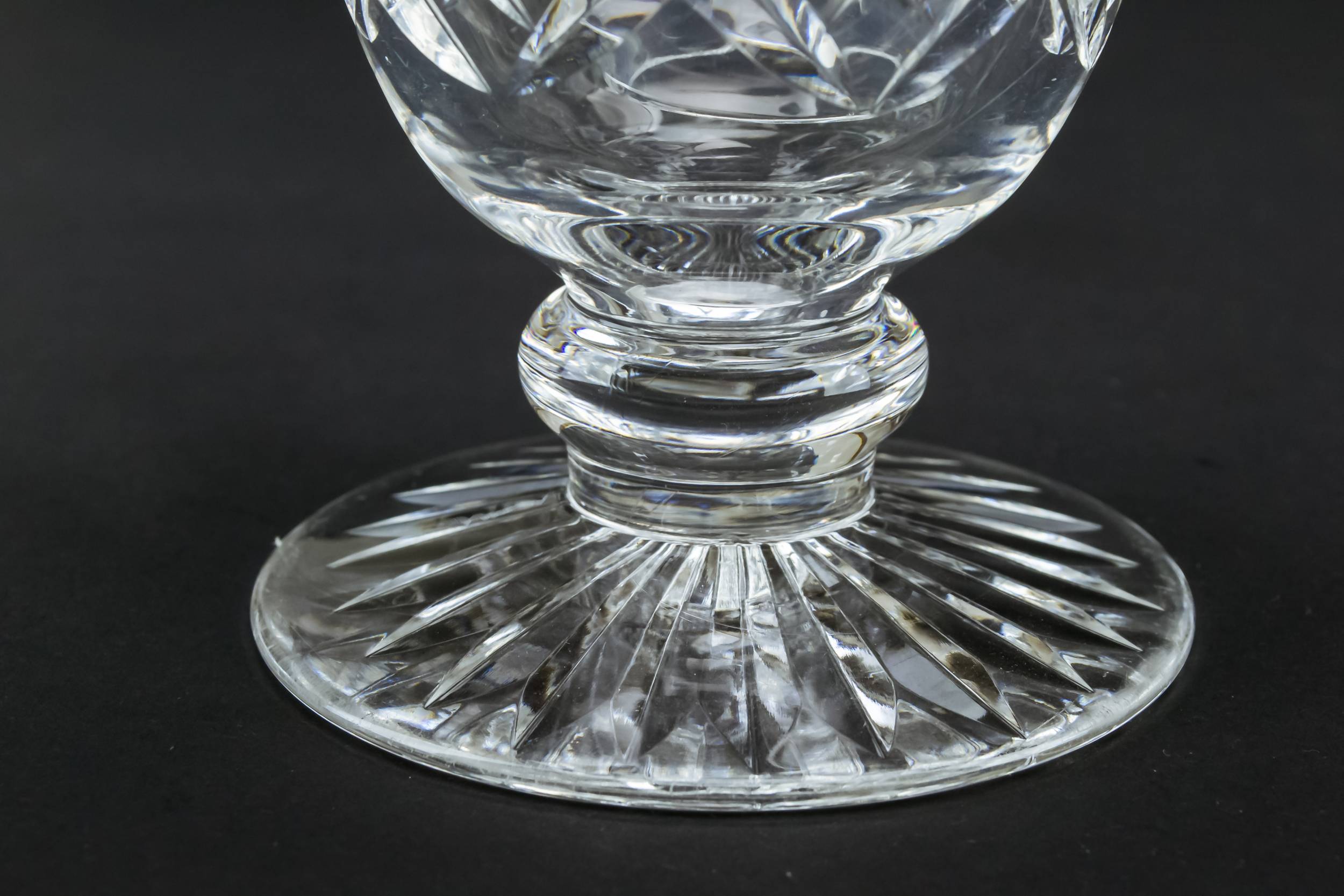 Edwardian Antique VASE — Cut glass flower vase 4