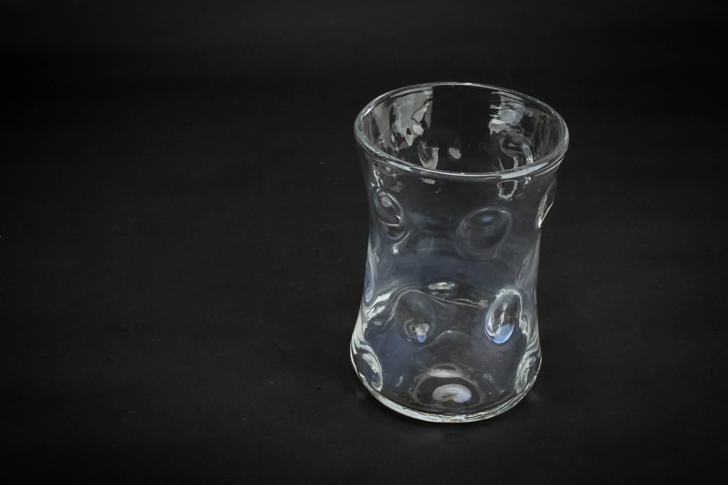 Art Deco Glass — Small Webb dimple vase 2