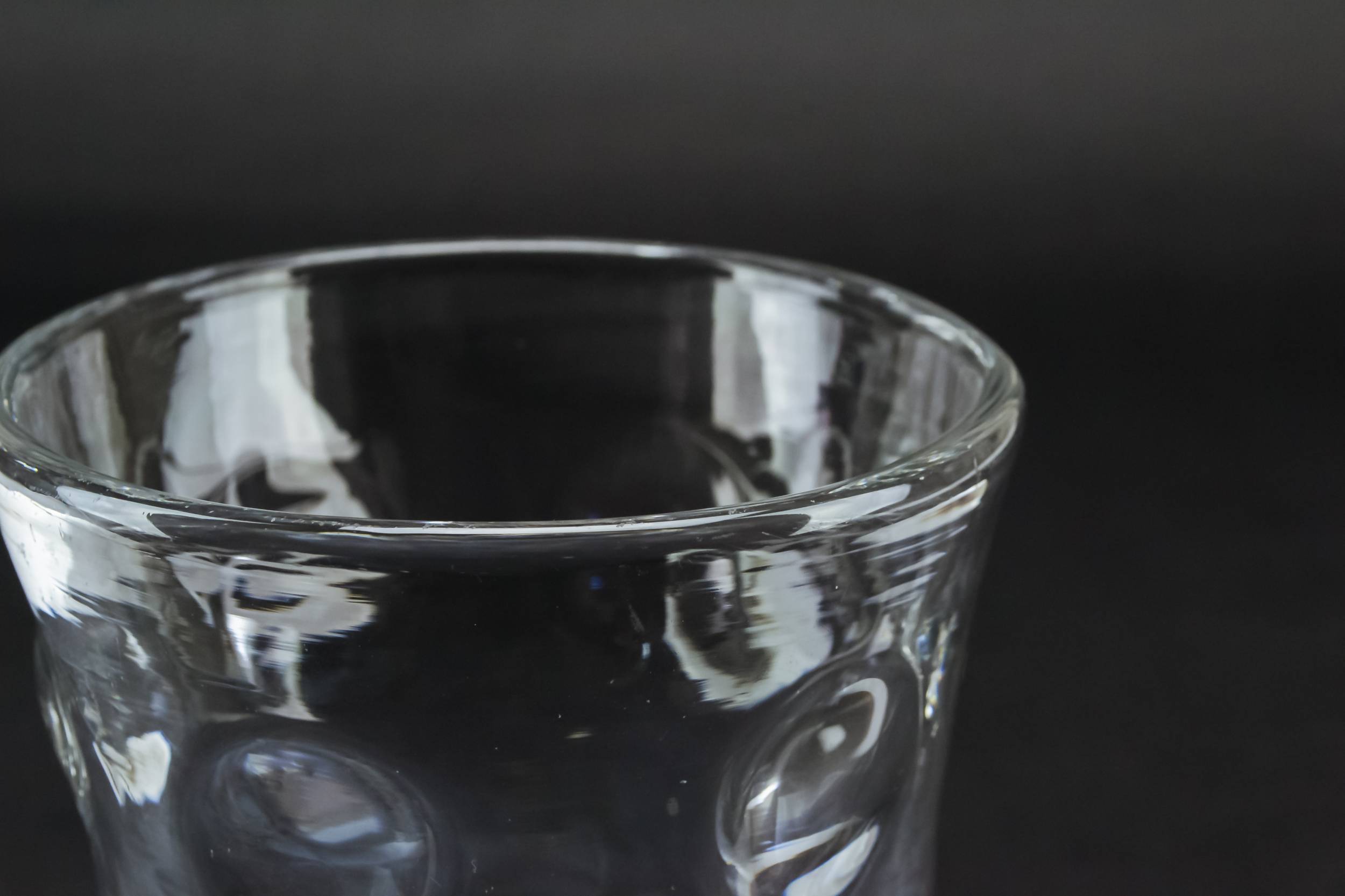 Art Deco Glass — Small Webb dimple vase 1