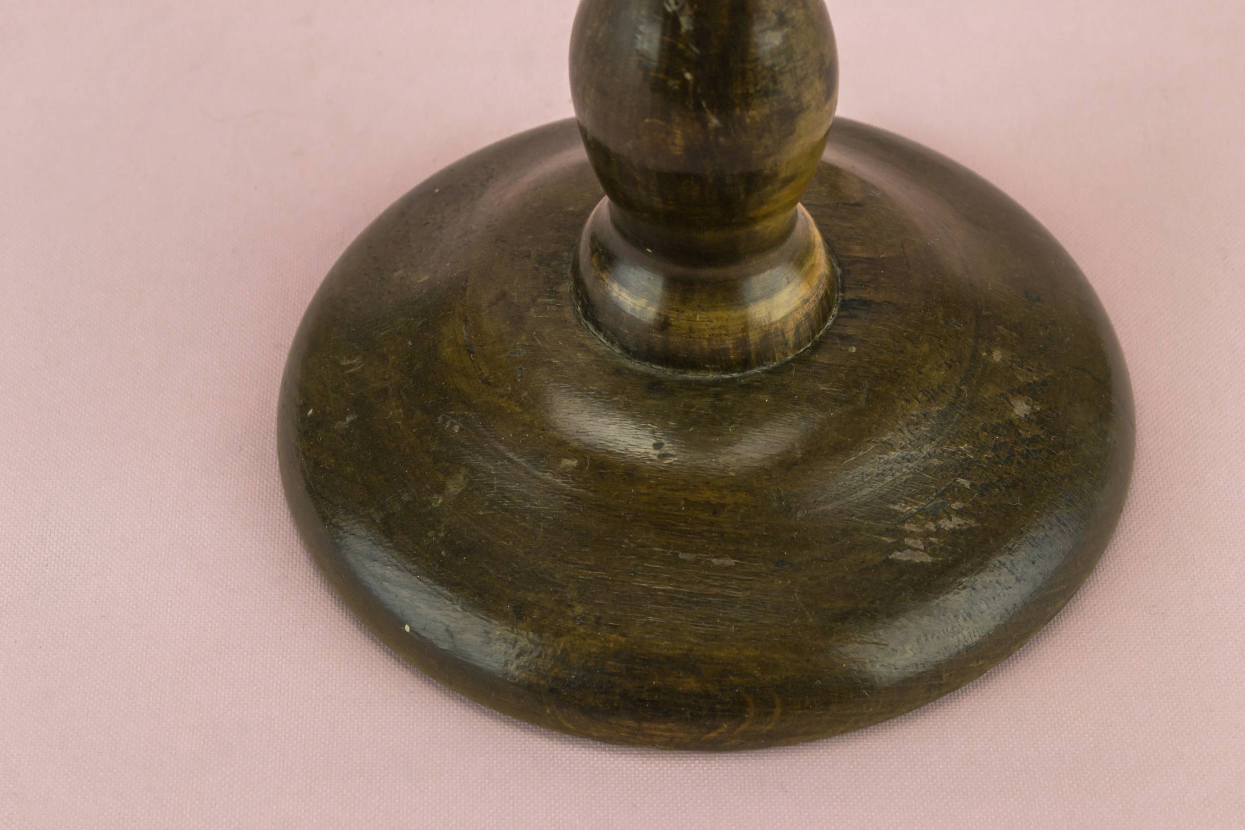 Antique Attractive Bamboo — 2 bamboo shaped candlesticks 1