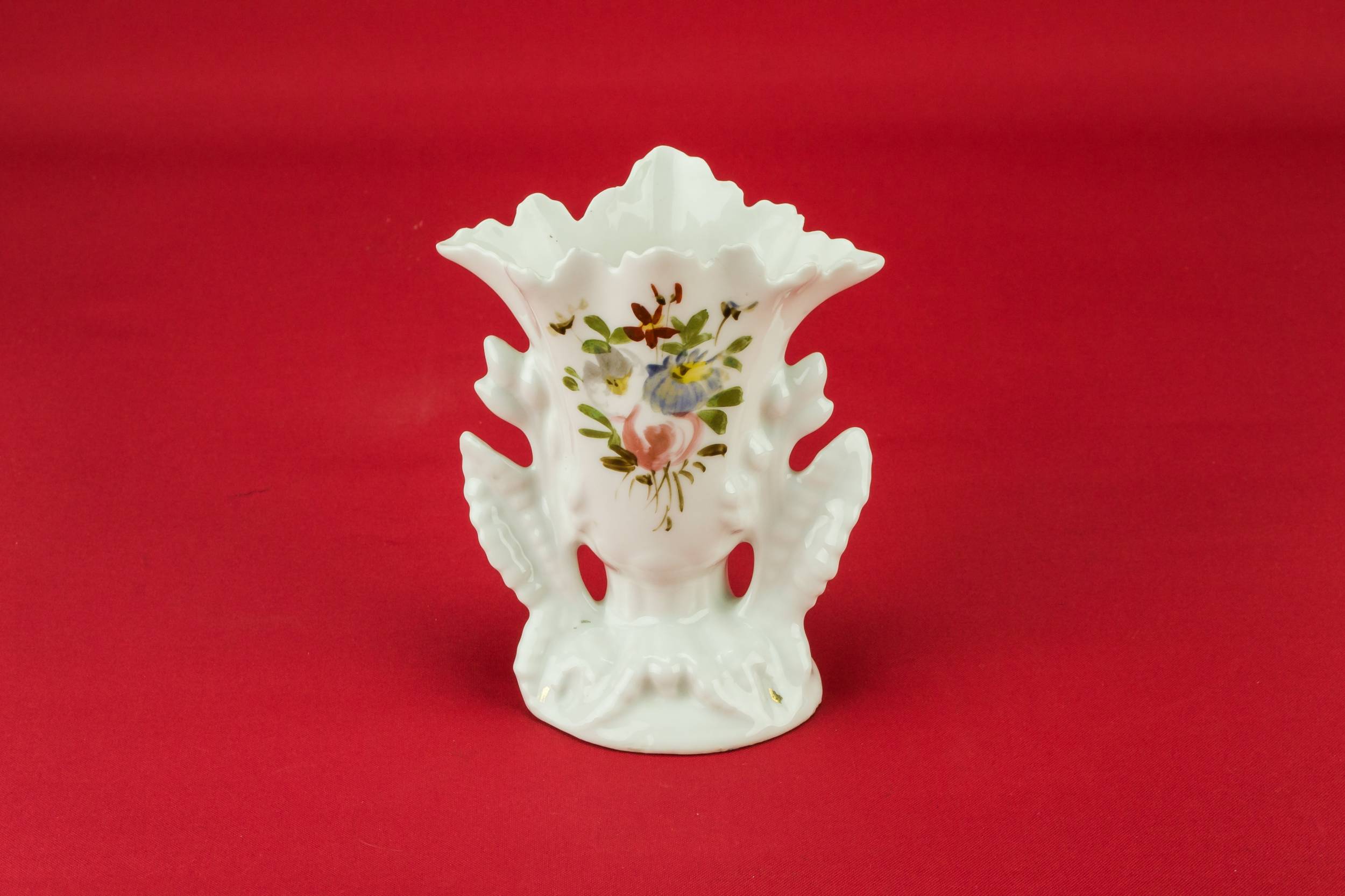 Shabby Chic Antique — Small porcelain vase