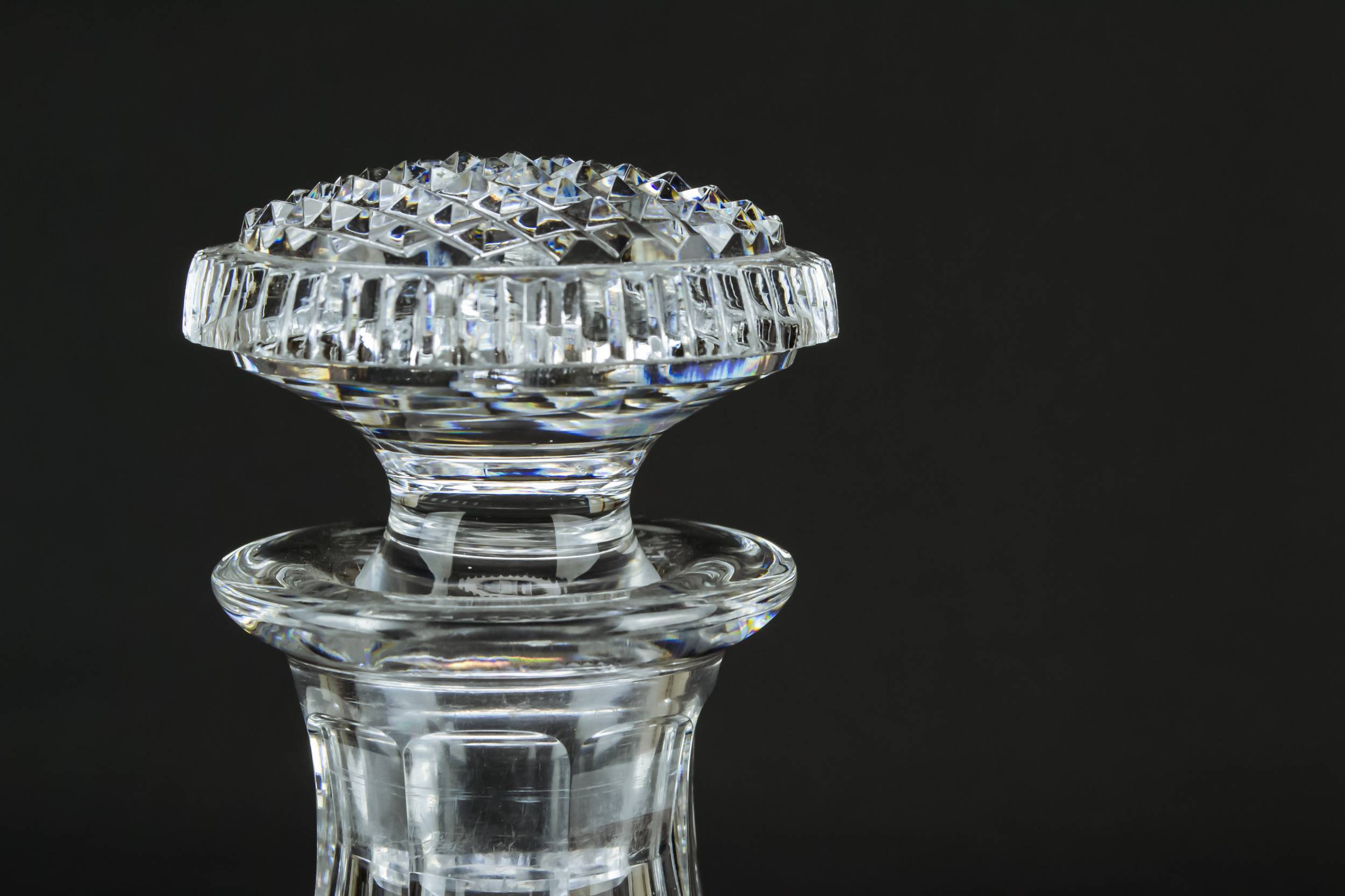 Engraved DECANTER Clear — Musical port wine decanter 1