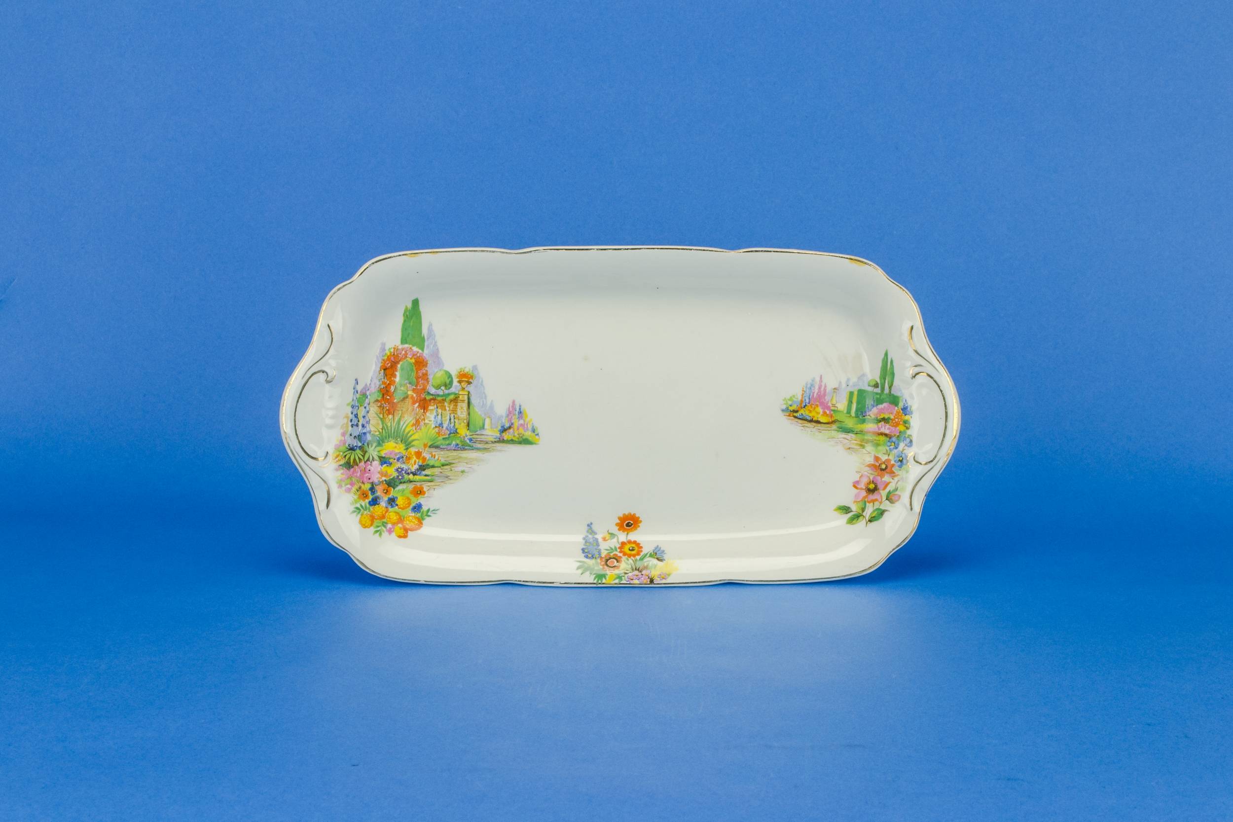 Ceramic Shabby Chic — Long serving platter
