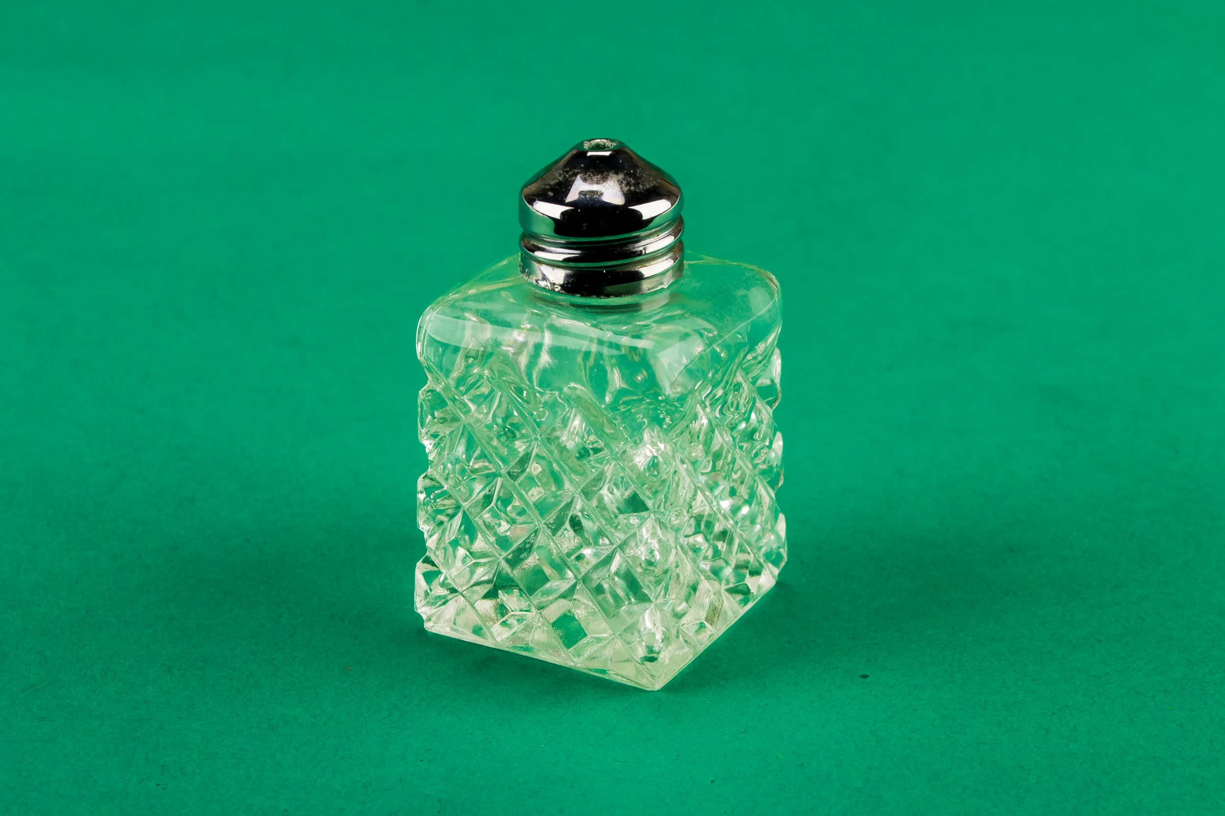 Vintage Charming SALT — Glass condiment set 2