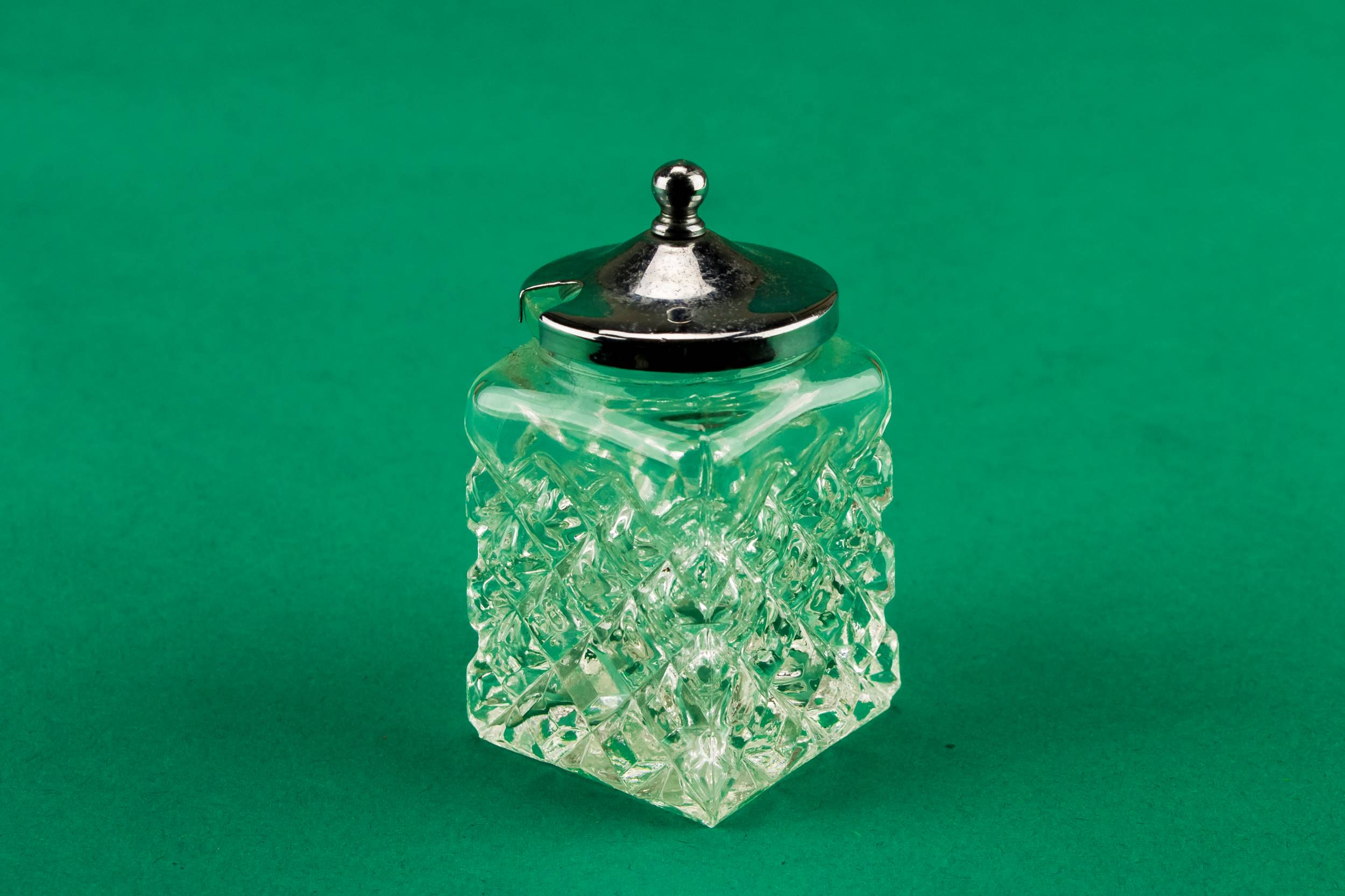 Vintage Charming SALT — Glass condiment set 3