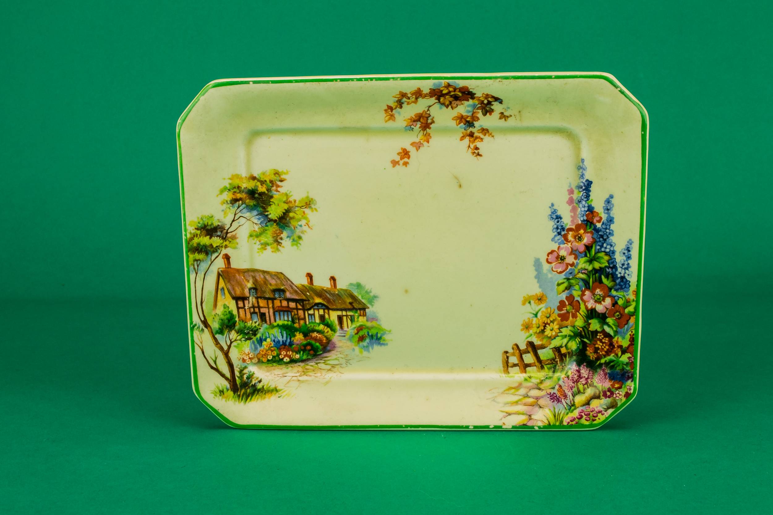Spectacular Art Deco — Countryside butter dish  1