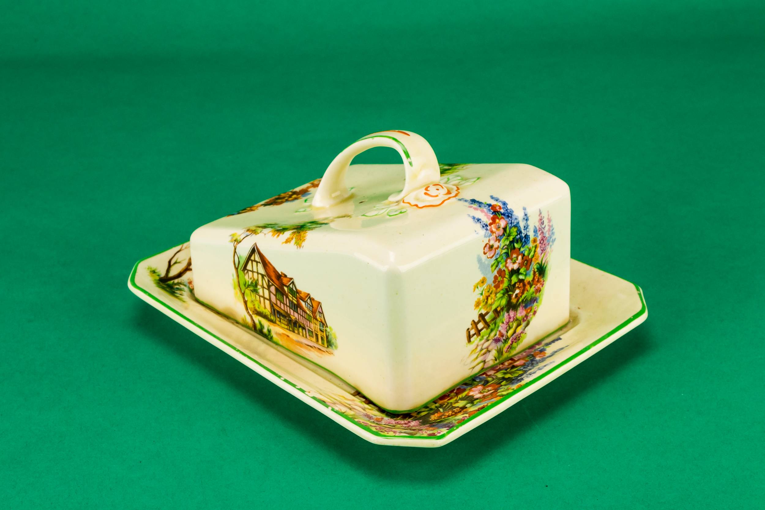 Spectacular Art Deco — Countryside butter dish  3