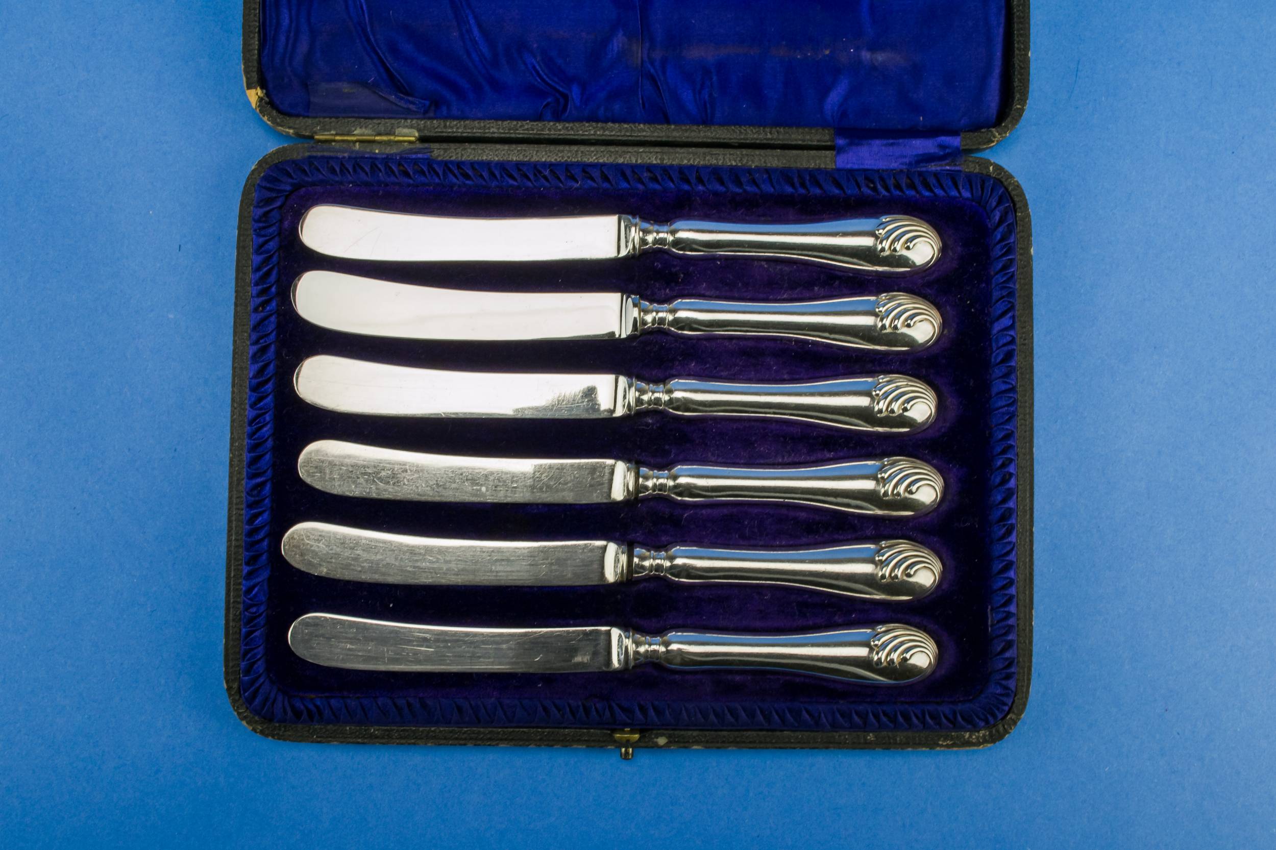 Silver Arts Crafts — 6 silver butter knives 3
