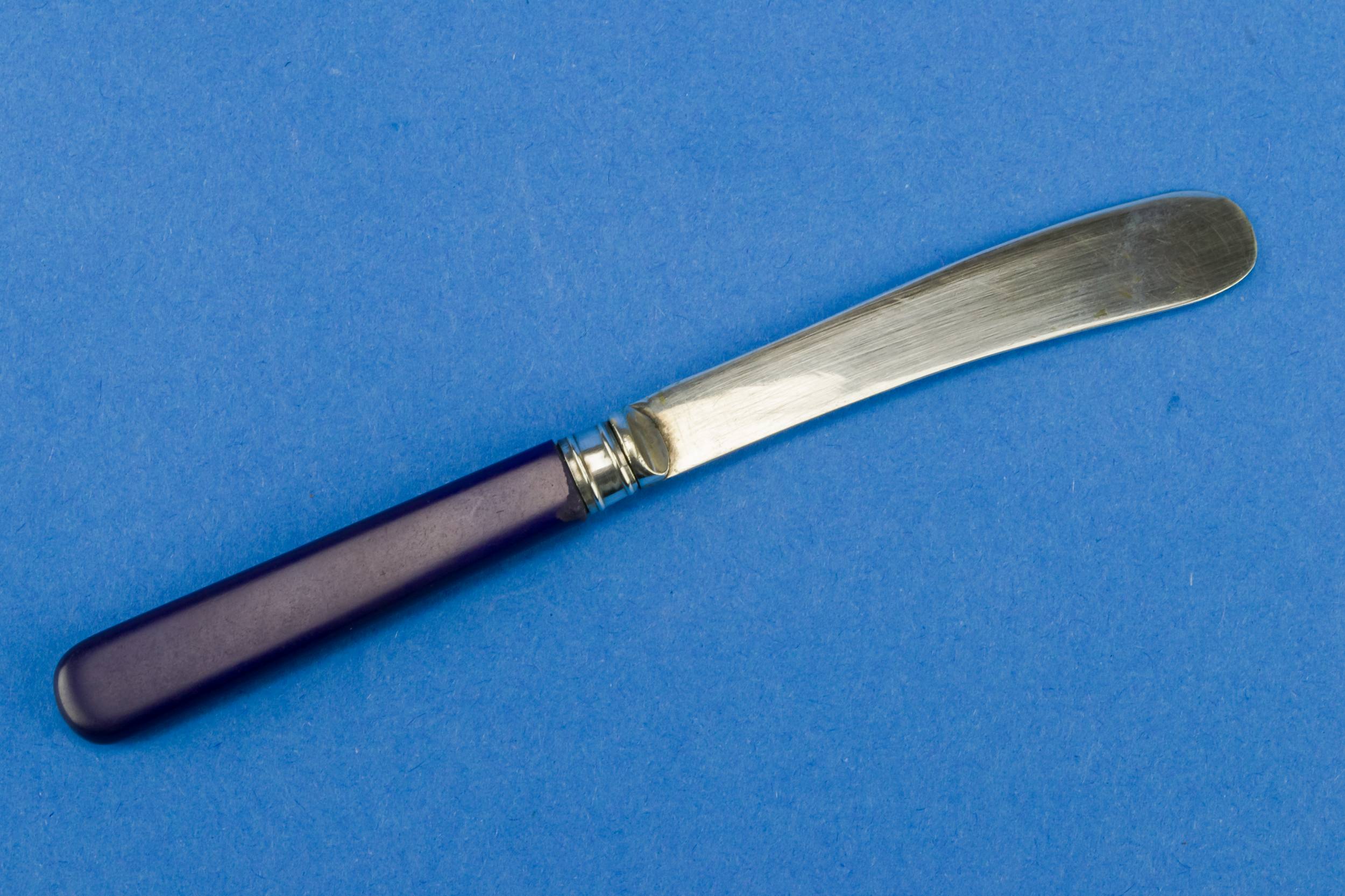 Art Deco Festive — 6 purple butter knives 1