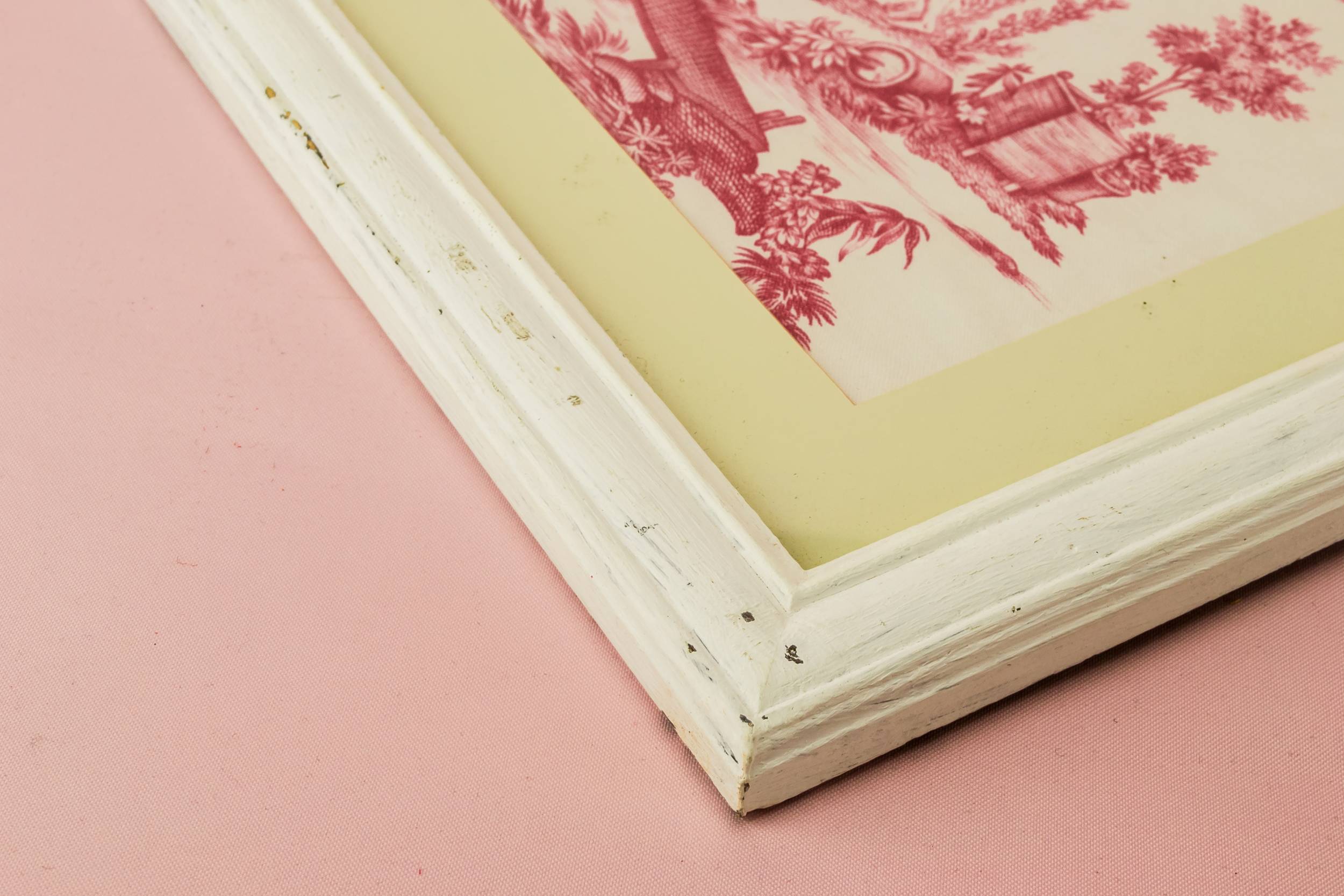 Shabby Chic Framed — Toile de jouy fabric picture 2