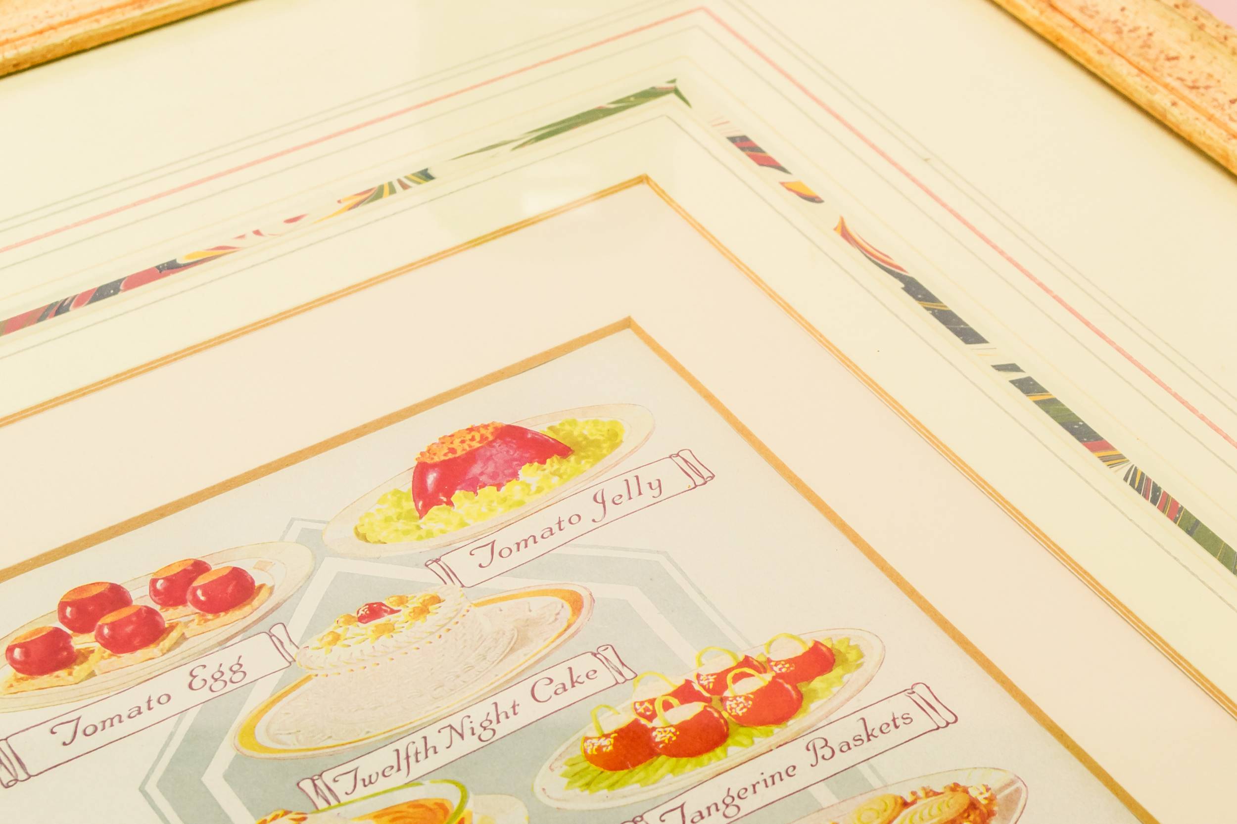 Dinner Dishes Print — Food illustration picture 2
