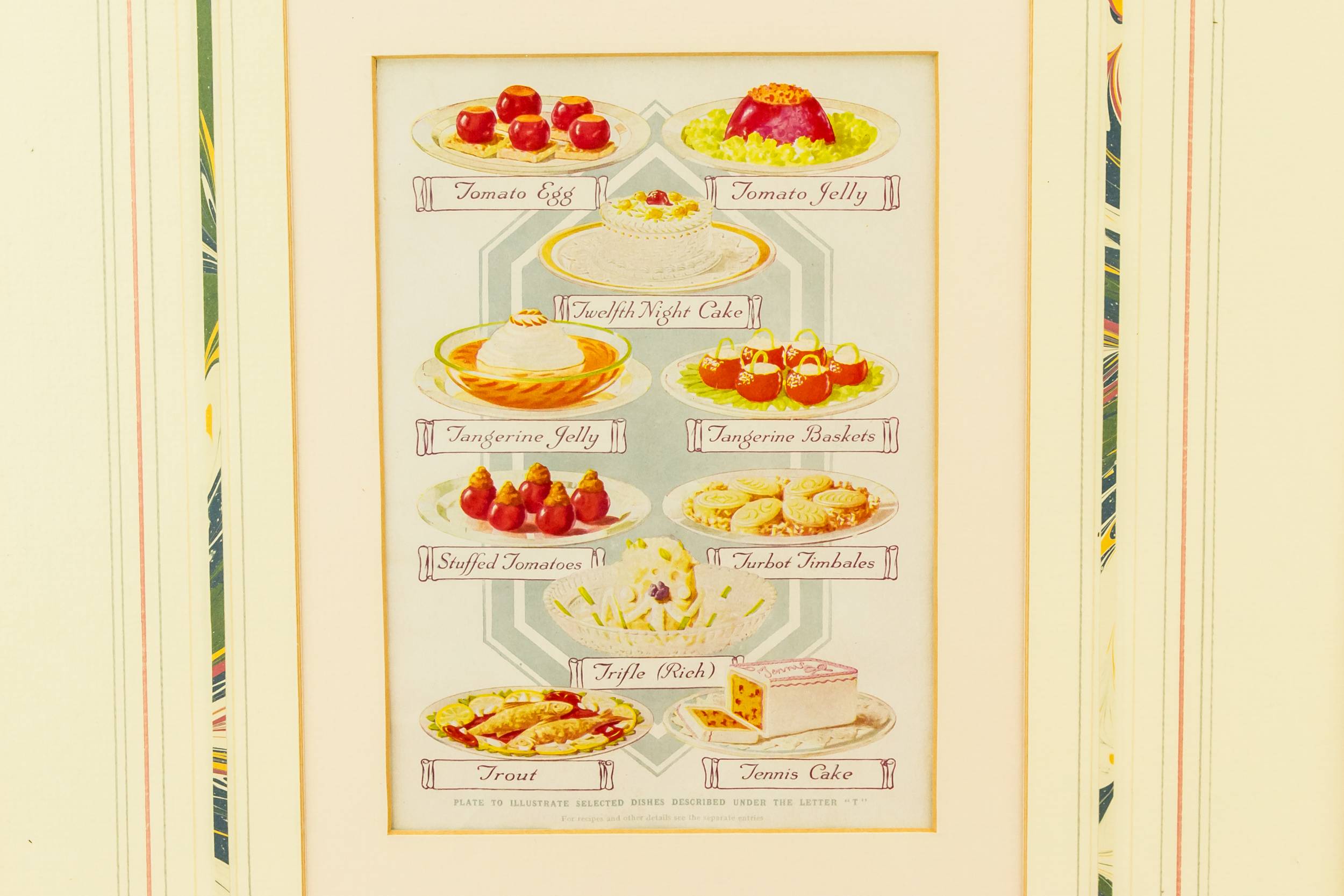 Dinner Dishes Print — Food illustration picture 1