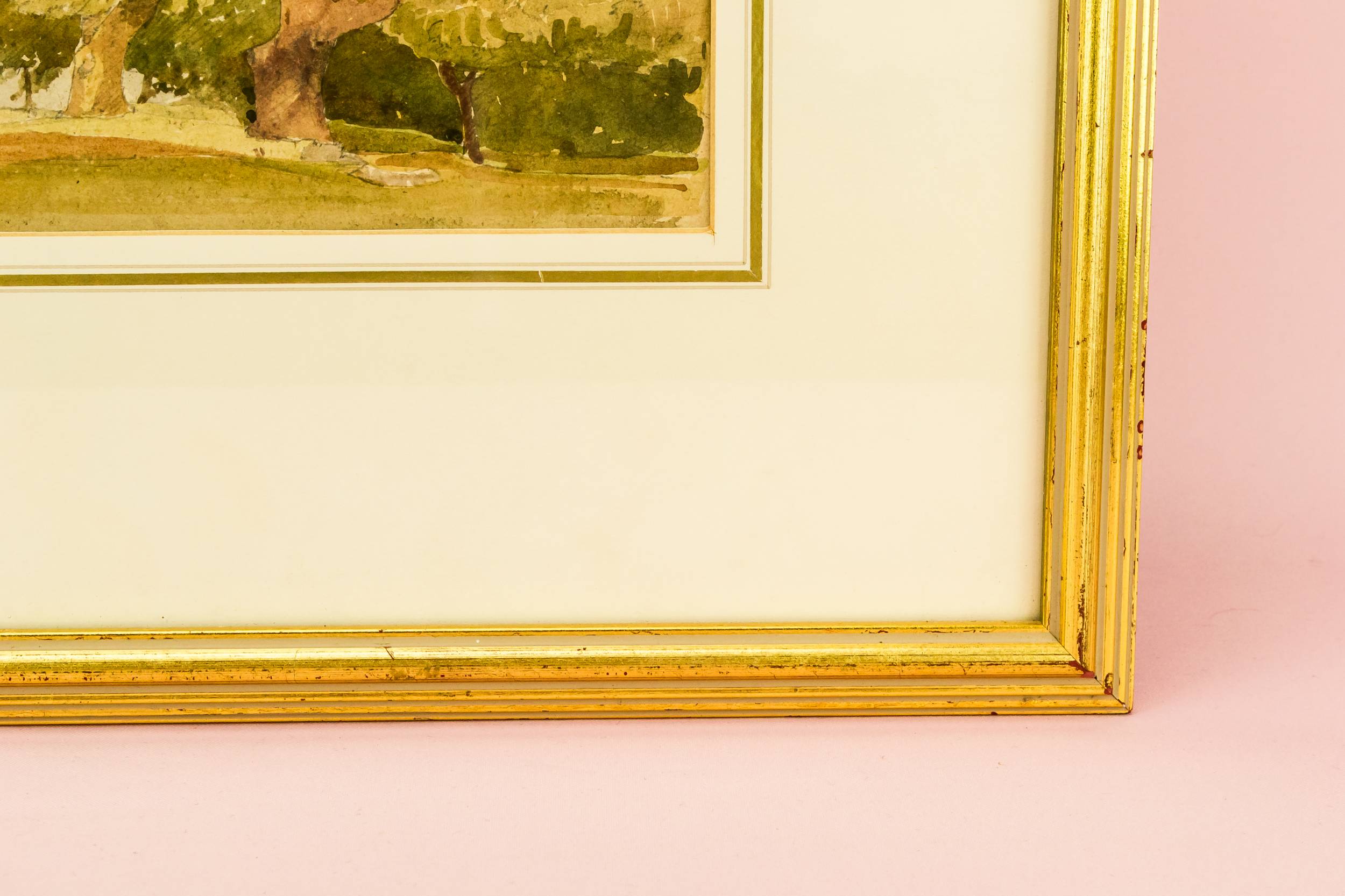 English Landscape with — Framed landscape painting 2