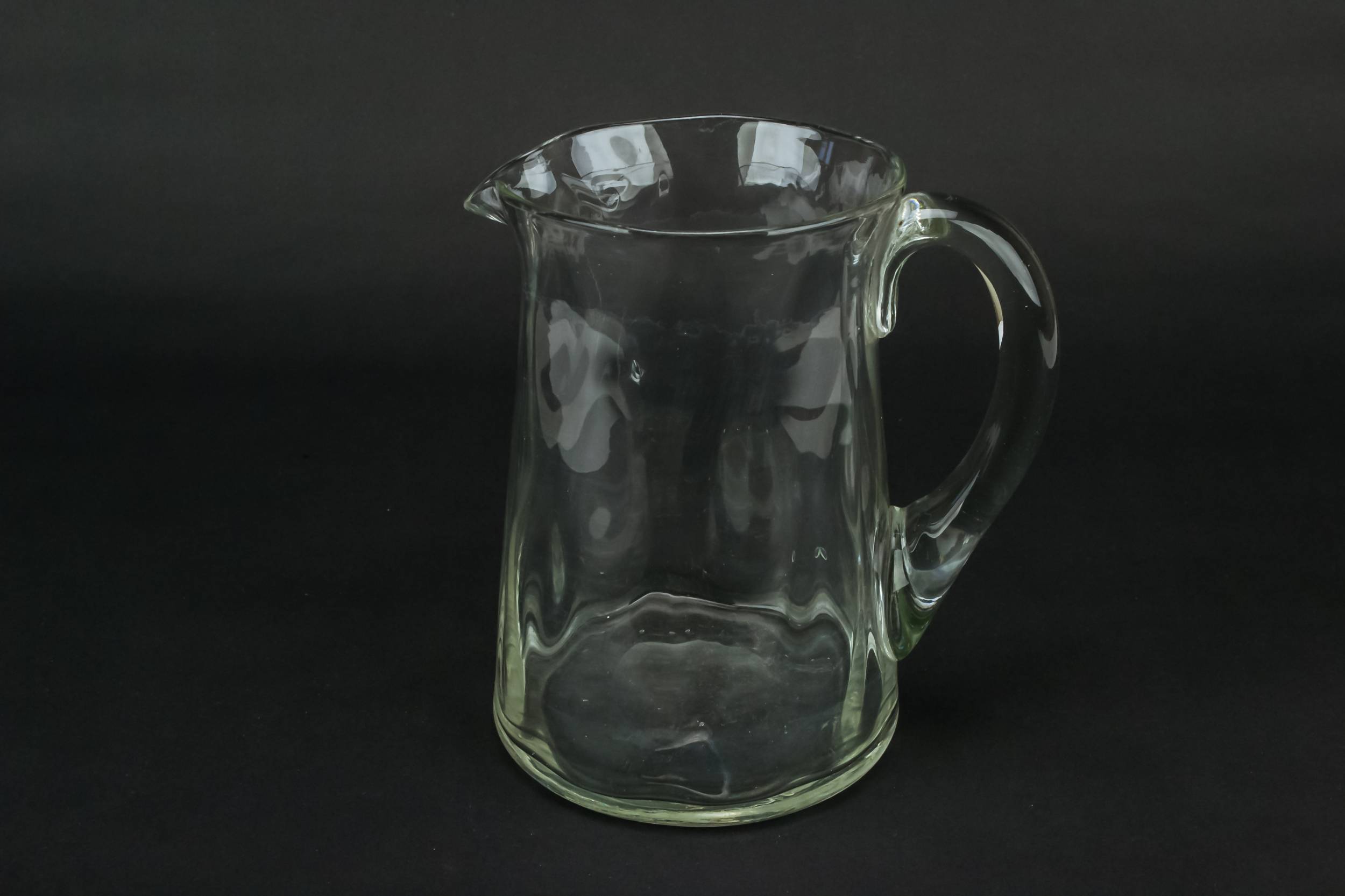 Elegant Glass JUG — Blown glass water jug