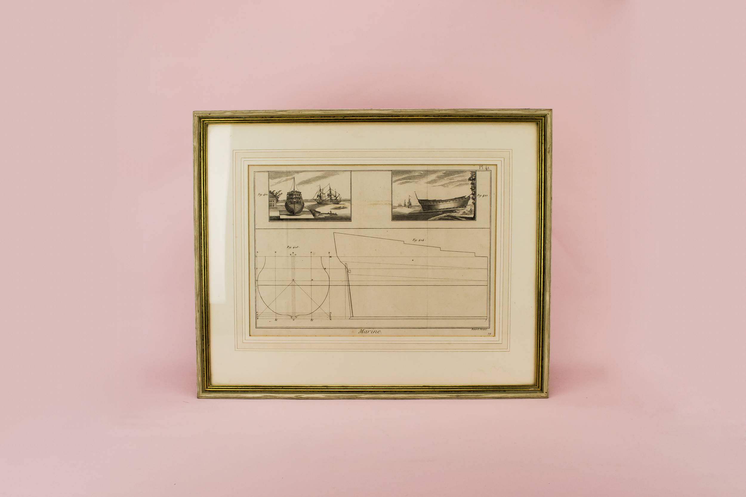 Ship Building Marine — Ship building charts print