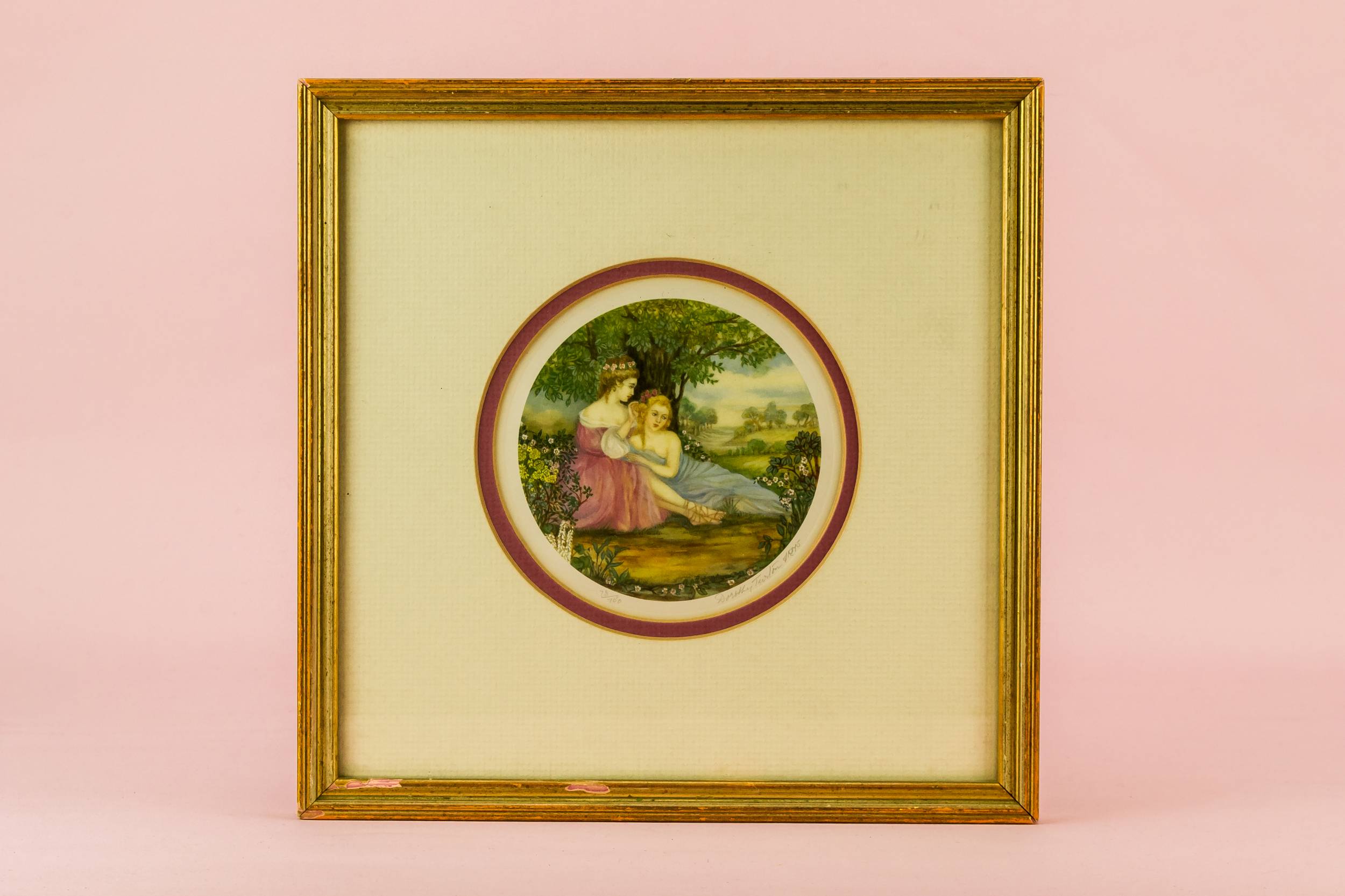 Two Ladies in — Small landscape print