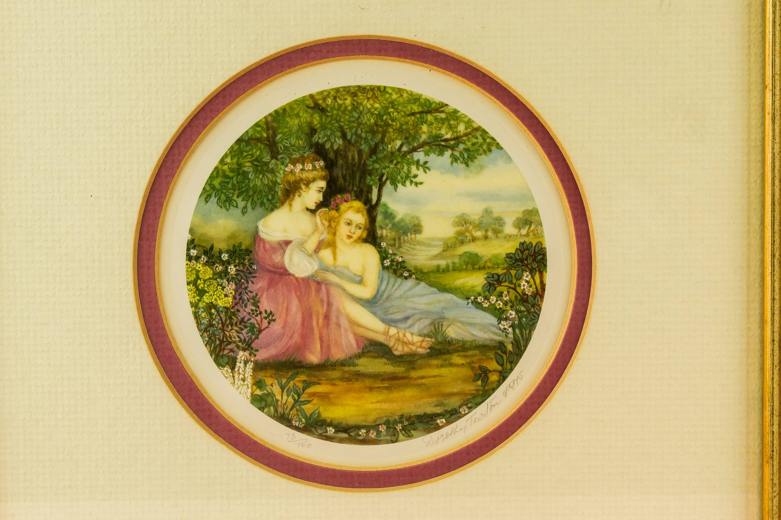 Two Ladies in — Small landscape print 4