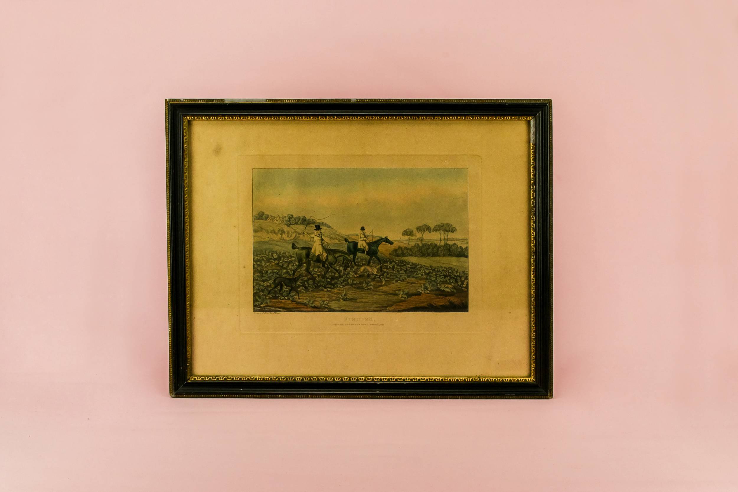 Victorian Rabbit Hunting — Rabbit hunting print