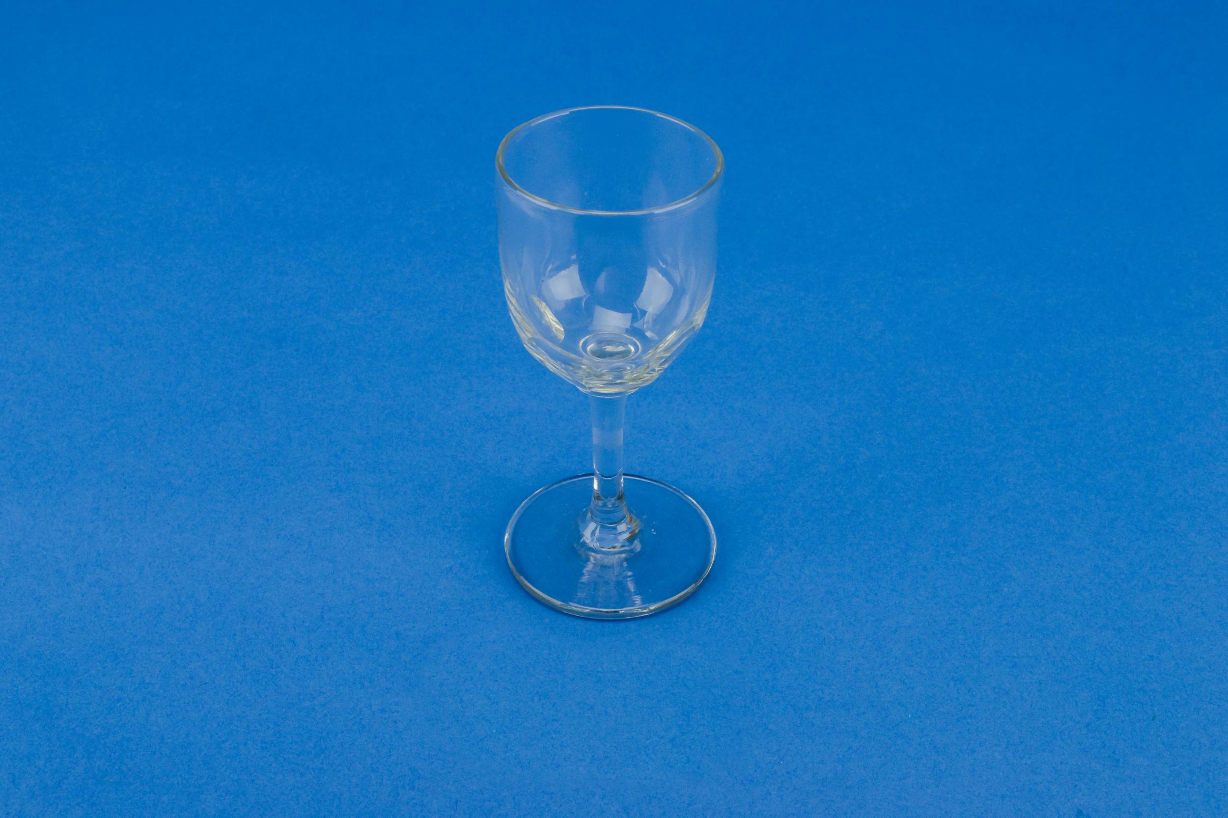 Clear Elegant Panelled — Small dessert wine glass 3