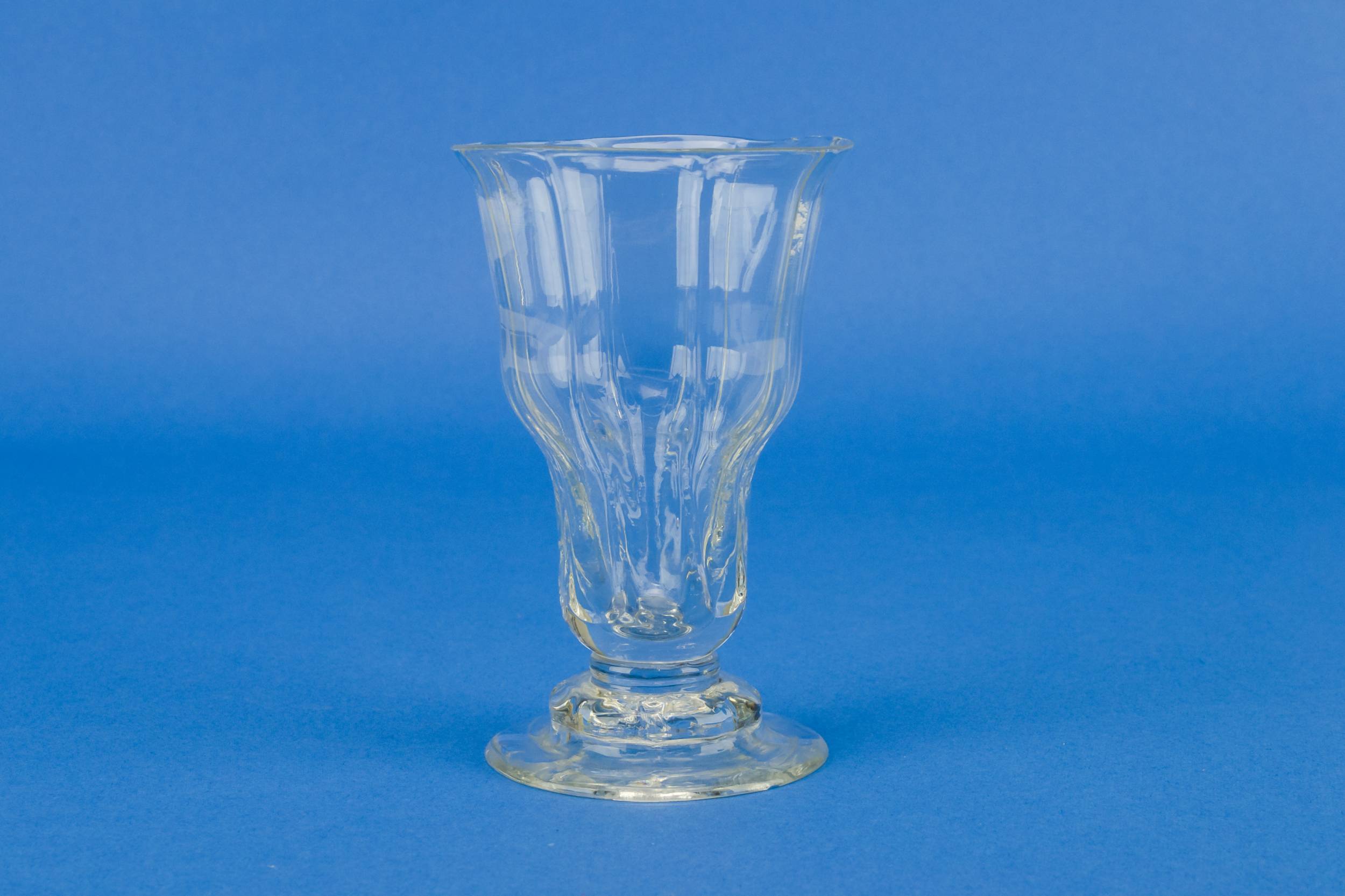 Clear Shabby Chic — Trumpet dessert wine glass