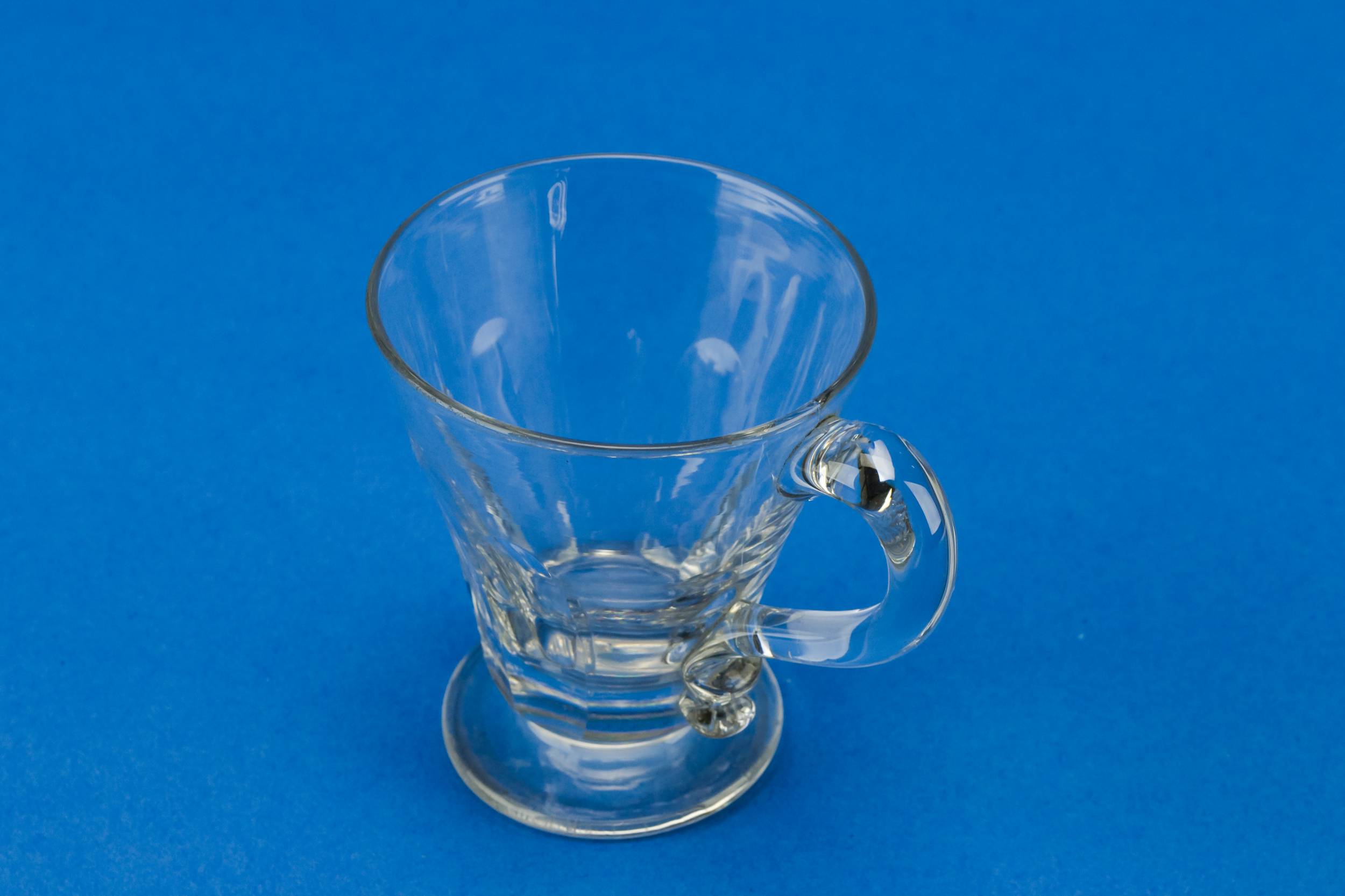 Clear Antique Panelled — Dessert glass cup 1