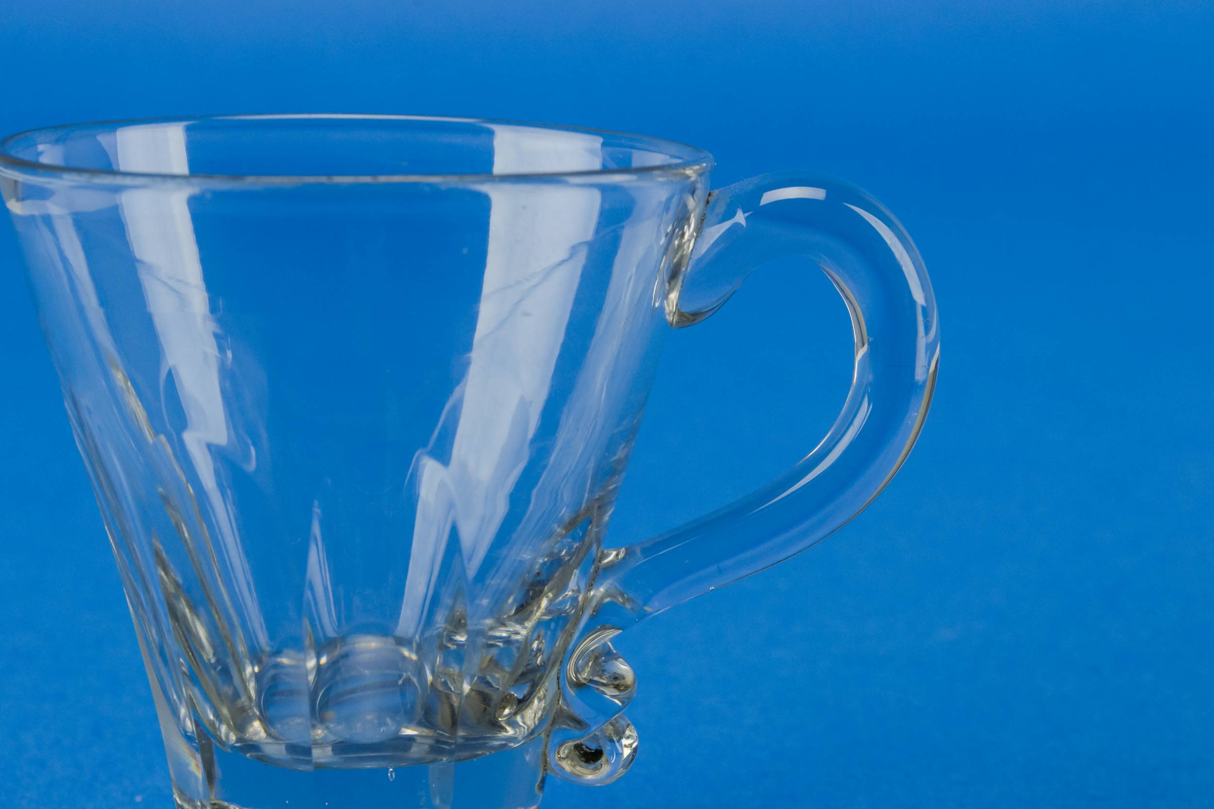 Clear Antique Panelled — Dessert glass cup 2