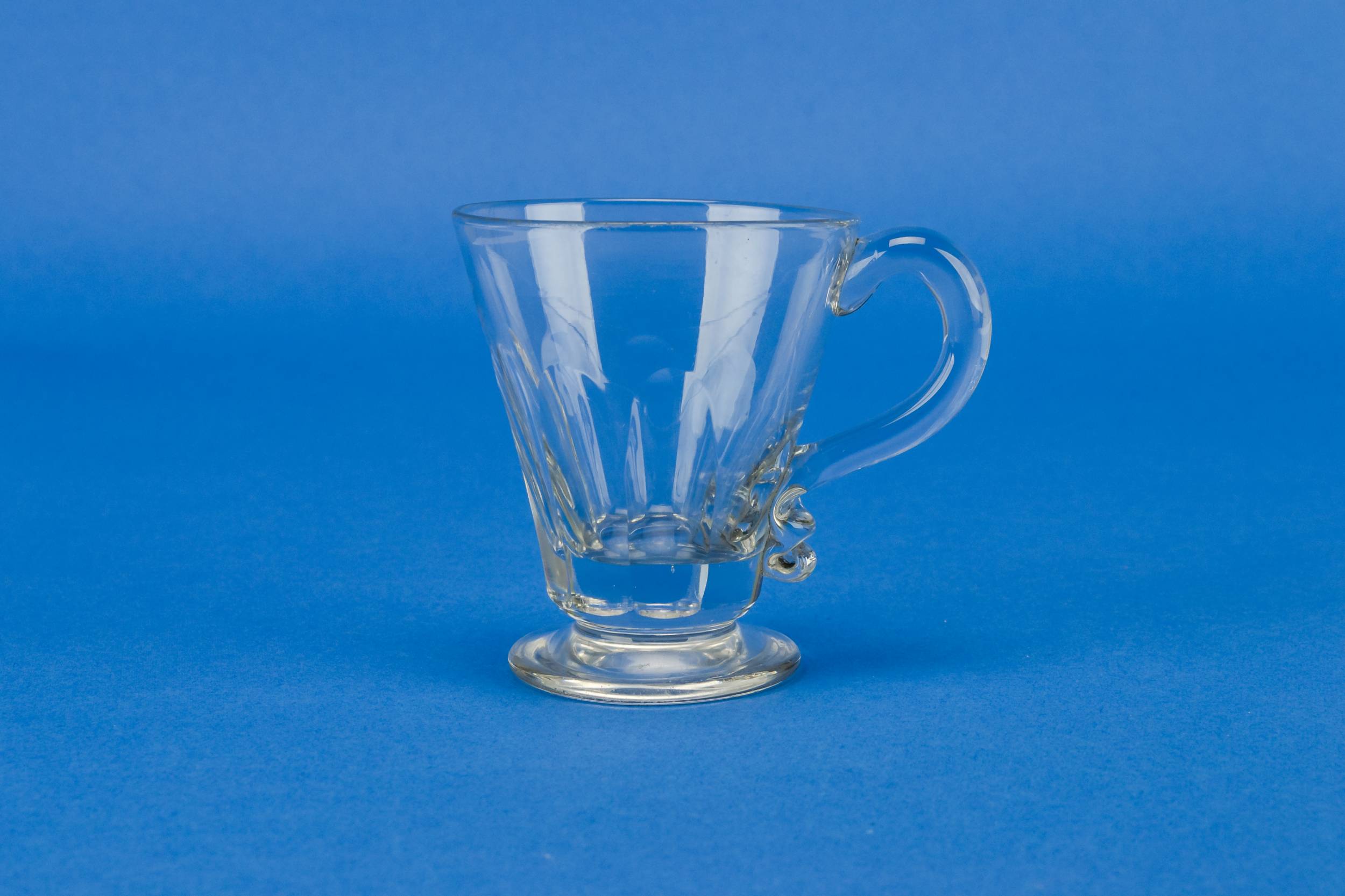 Clear Antique Panelled — Dessert glass cup