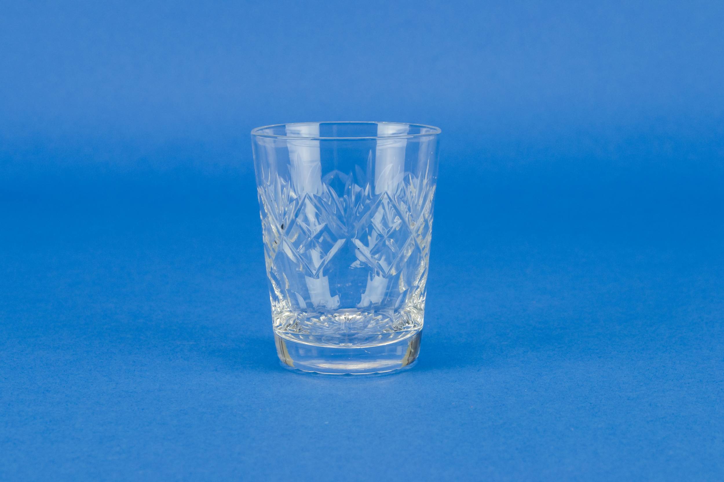 Small Clear Diamond — 2 Corbett shot glasses