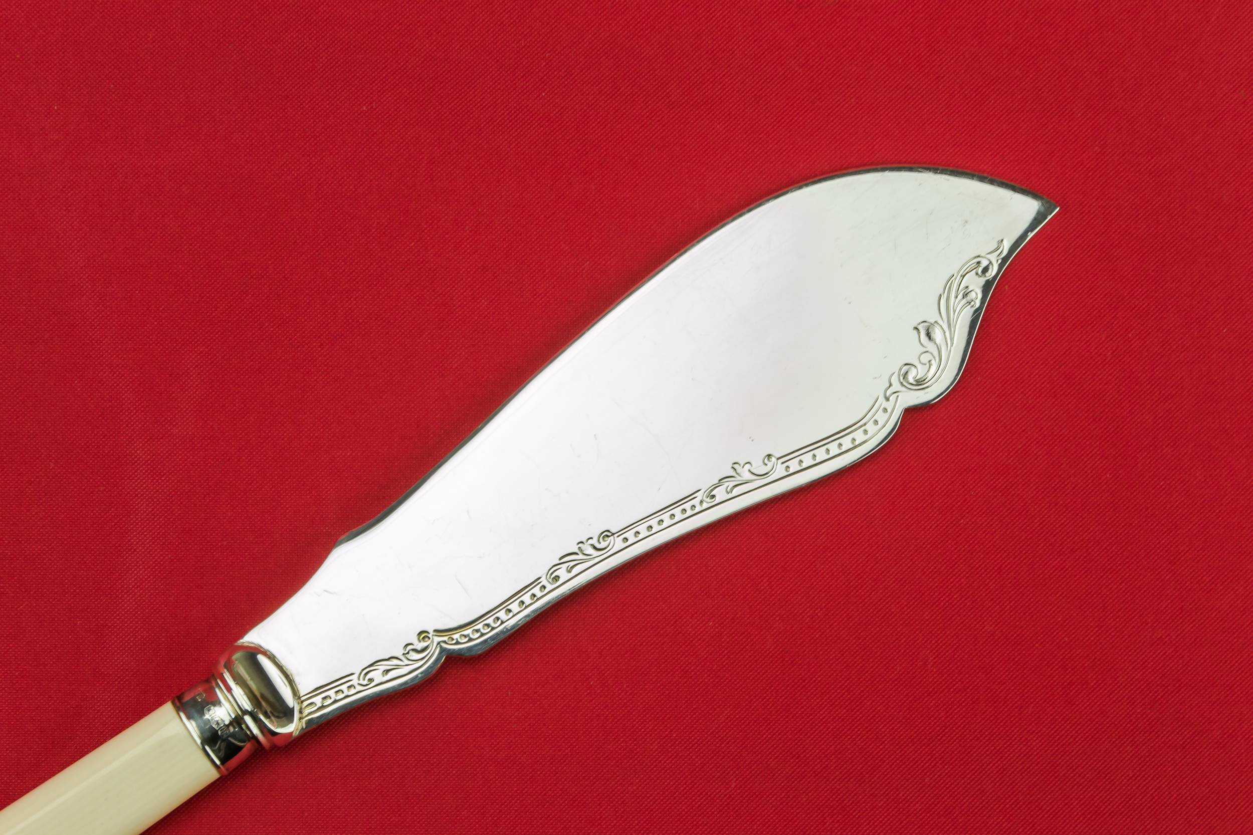 Silver Vintage DINNER — Dining cutlery canteen for 6 5