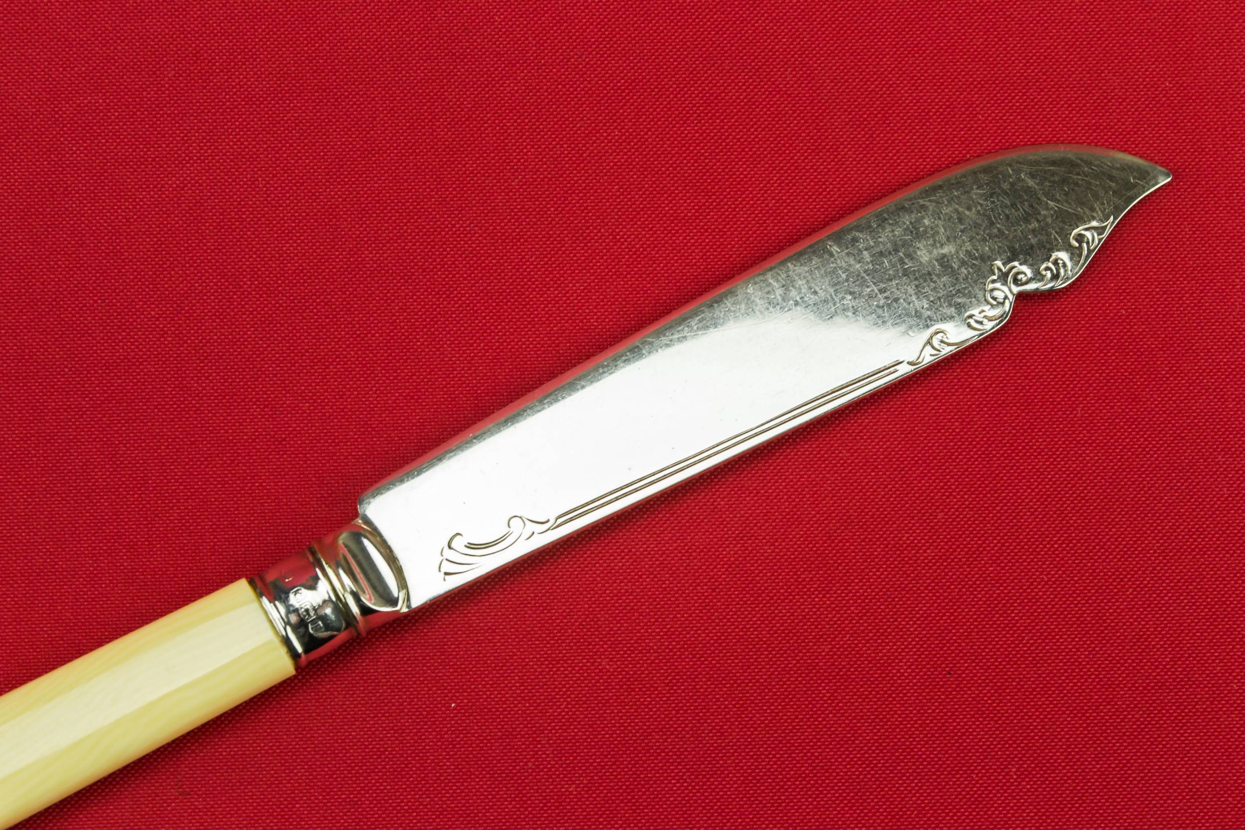 Silver Vintage DINNER — Dining cutlery canteen for 6 6
