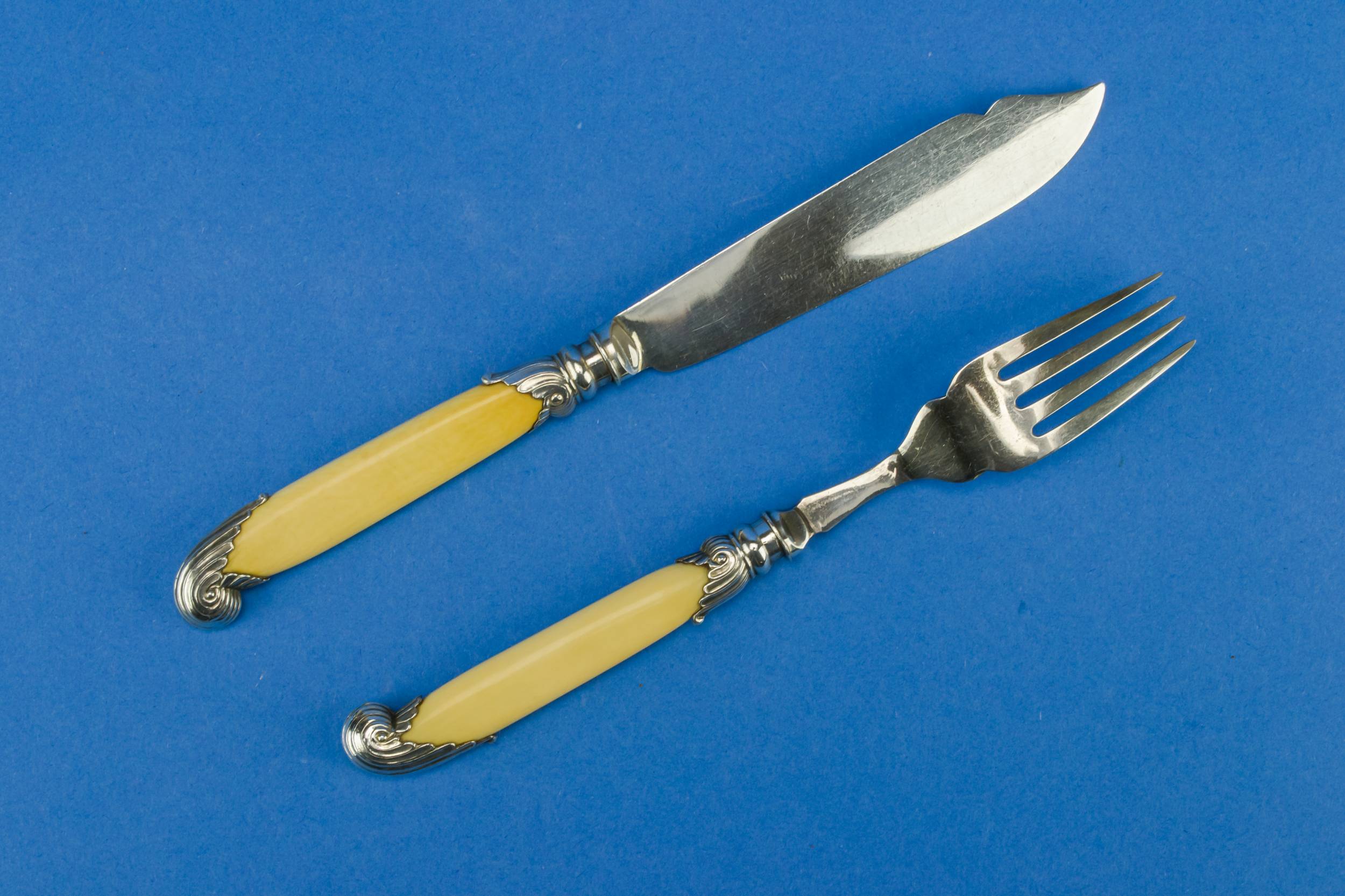 Ivory Art Nouveau — Dining cutlery set for 6 2