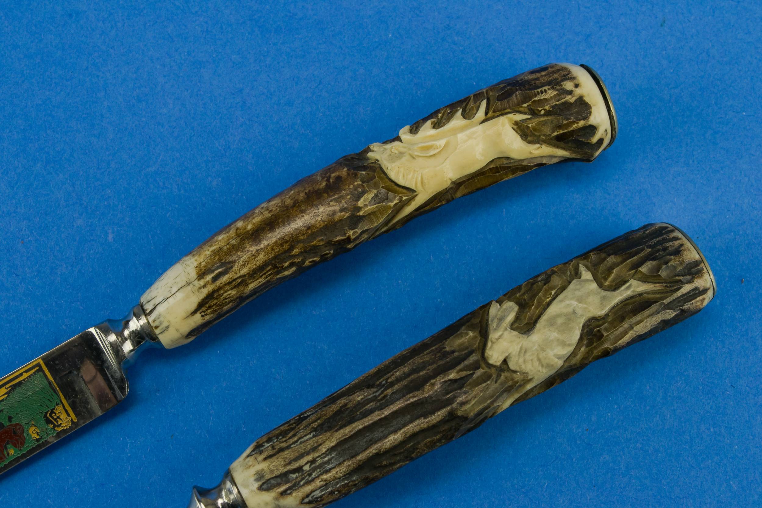 Retro Elegant DINNER — Antler knife and fork 1