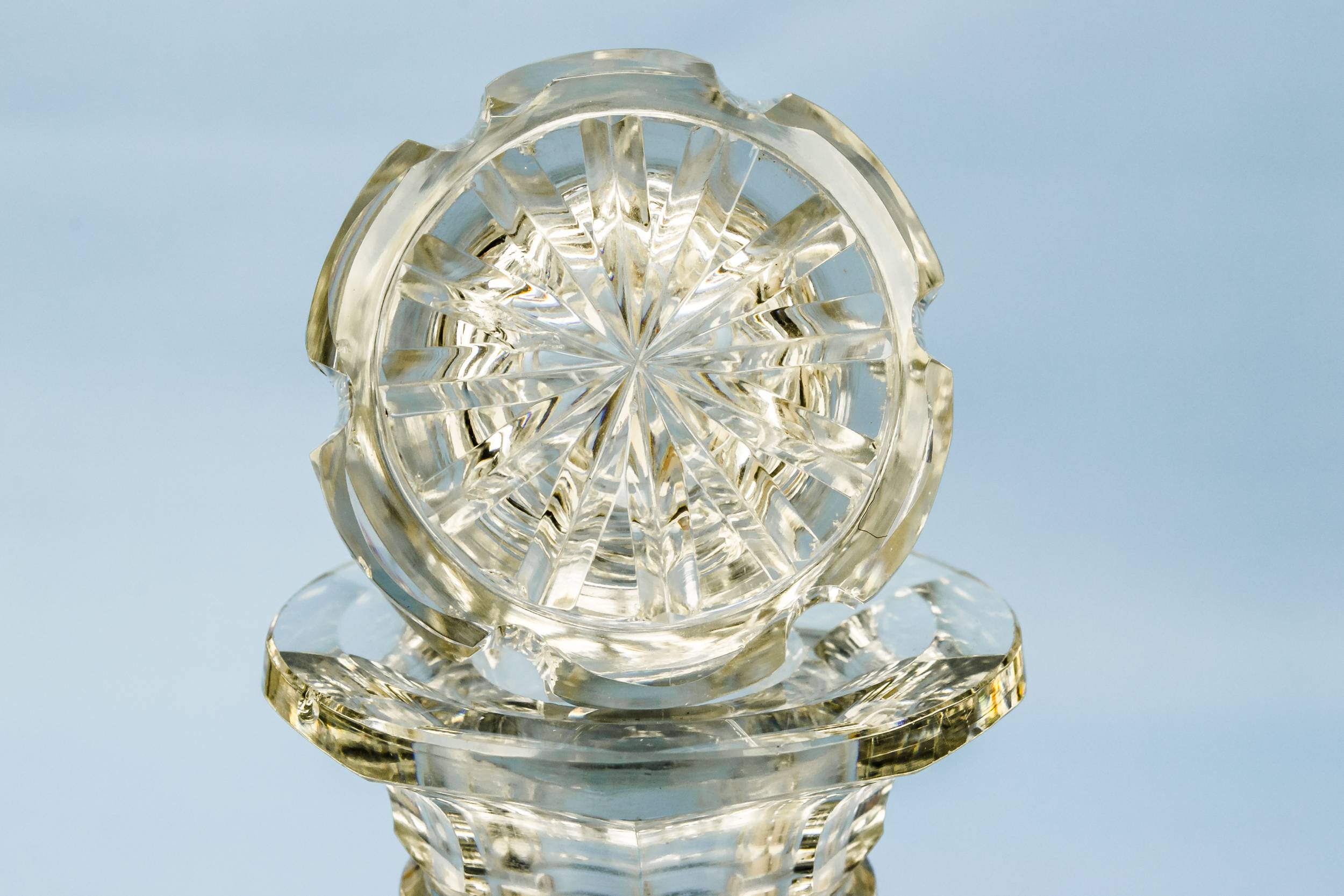 Antique Clear DECANTER — Port and sherry decanter 5