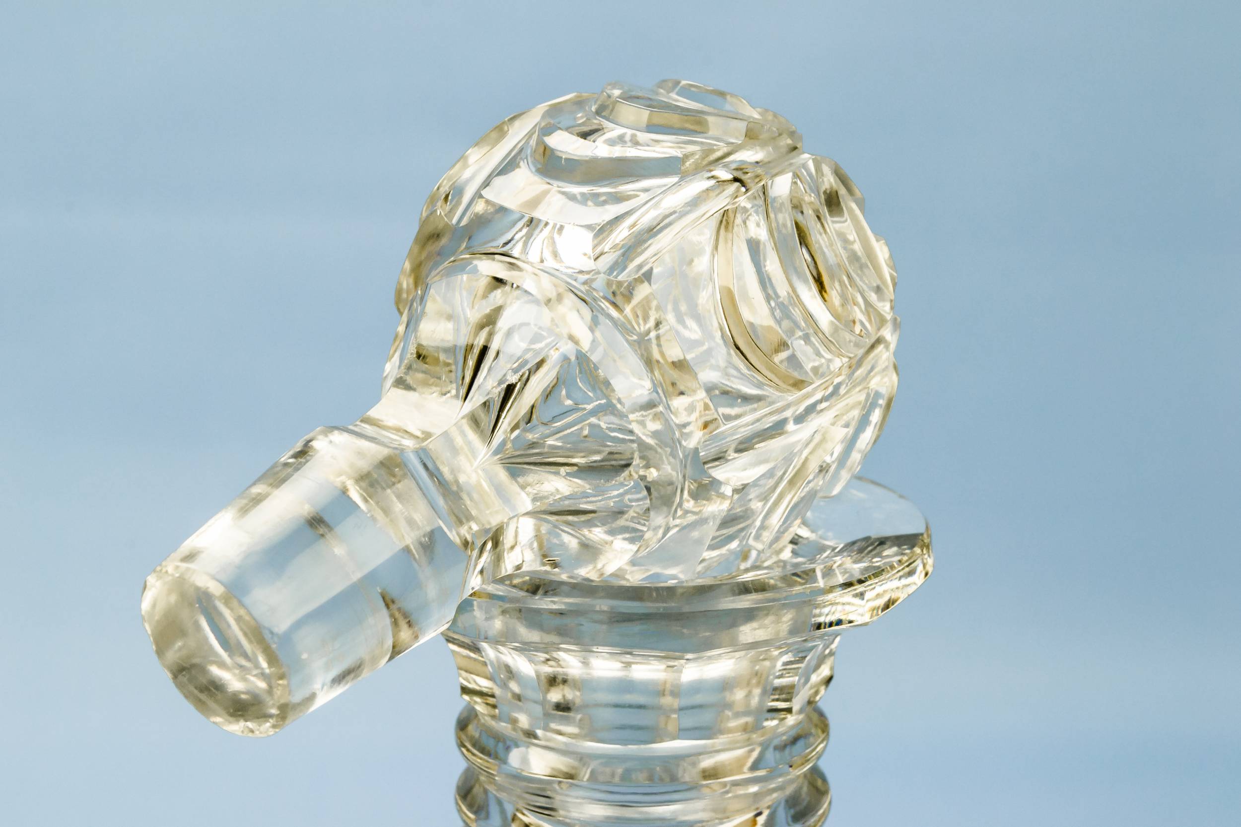 Antique Clear DECANTER — Port and sherry decanter 4
