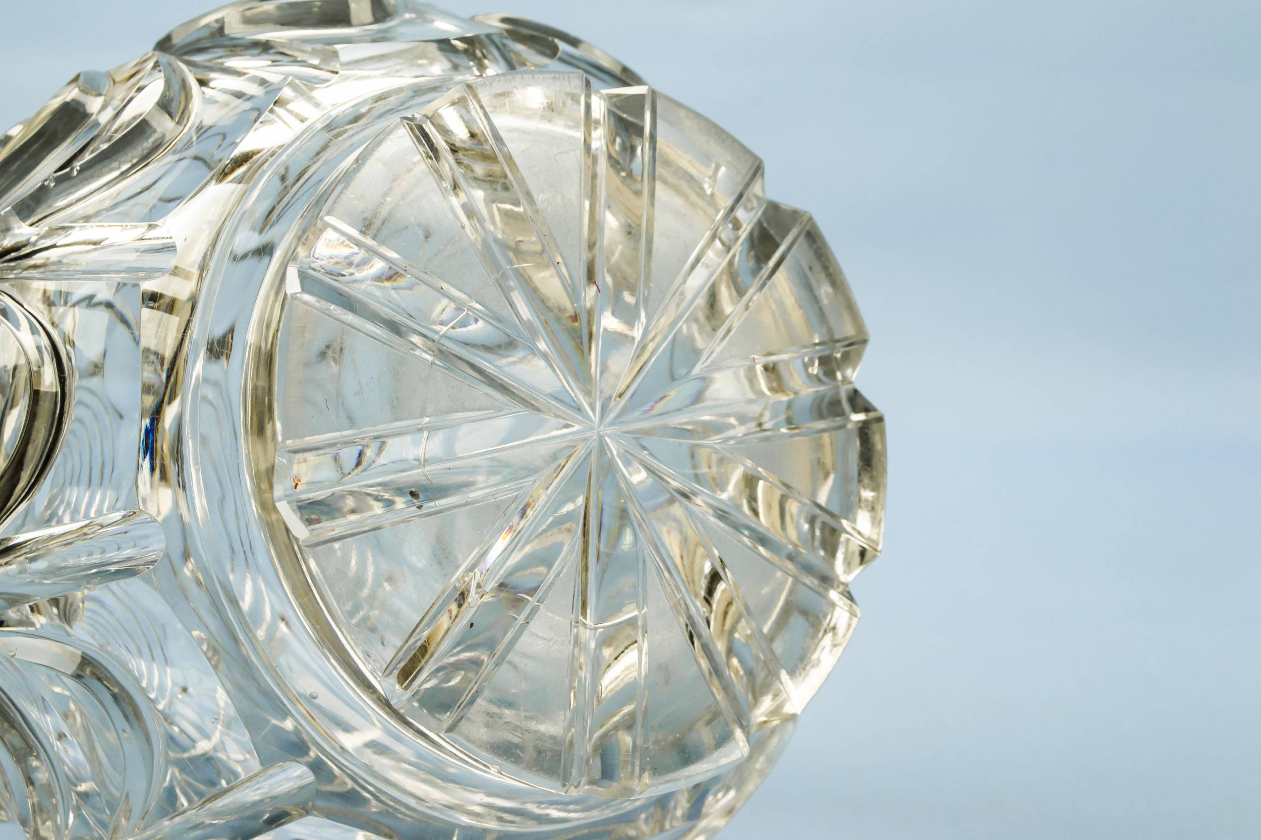 Antique Clear DECANTER — Port and sherry decanter 7