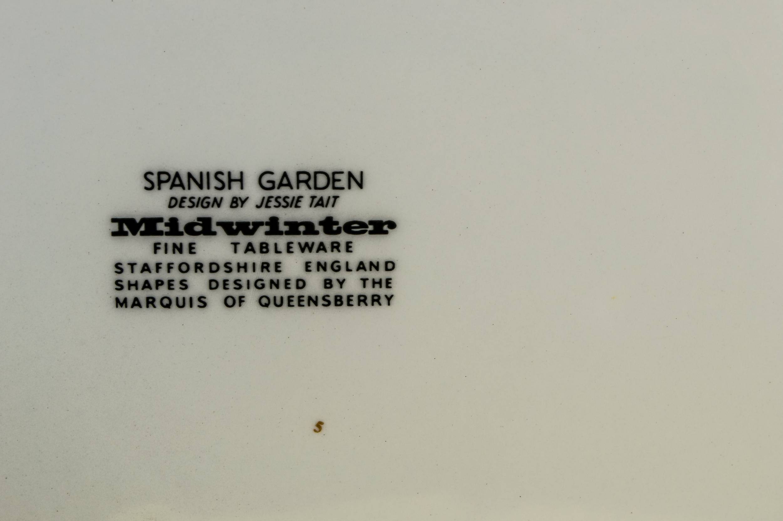 Turquoise Flamboyant Spanish — Turquoise serving tureen 2