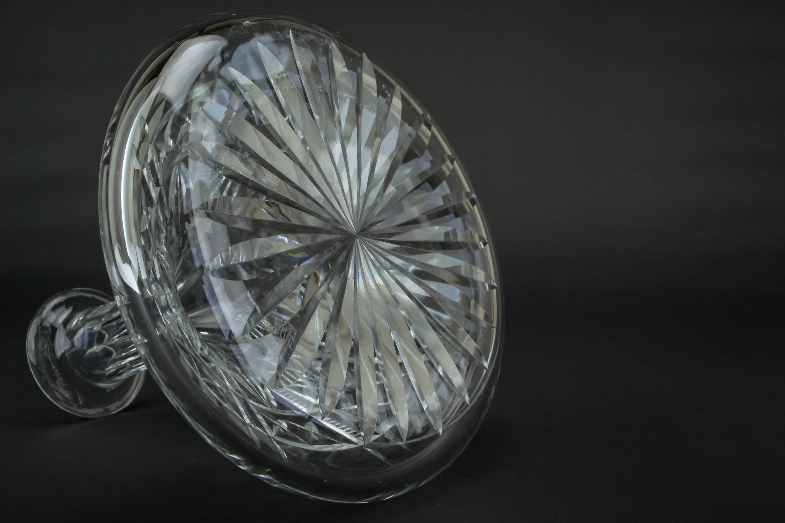Cut Glass Whisky — Pyramid decanter for port 3