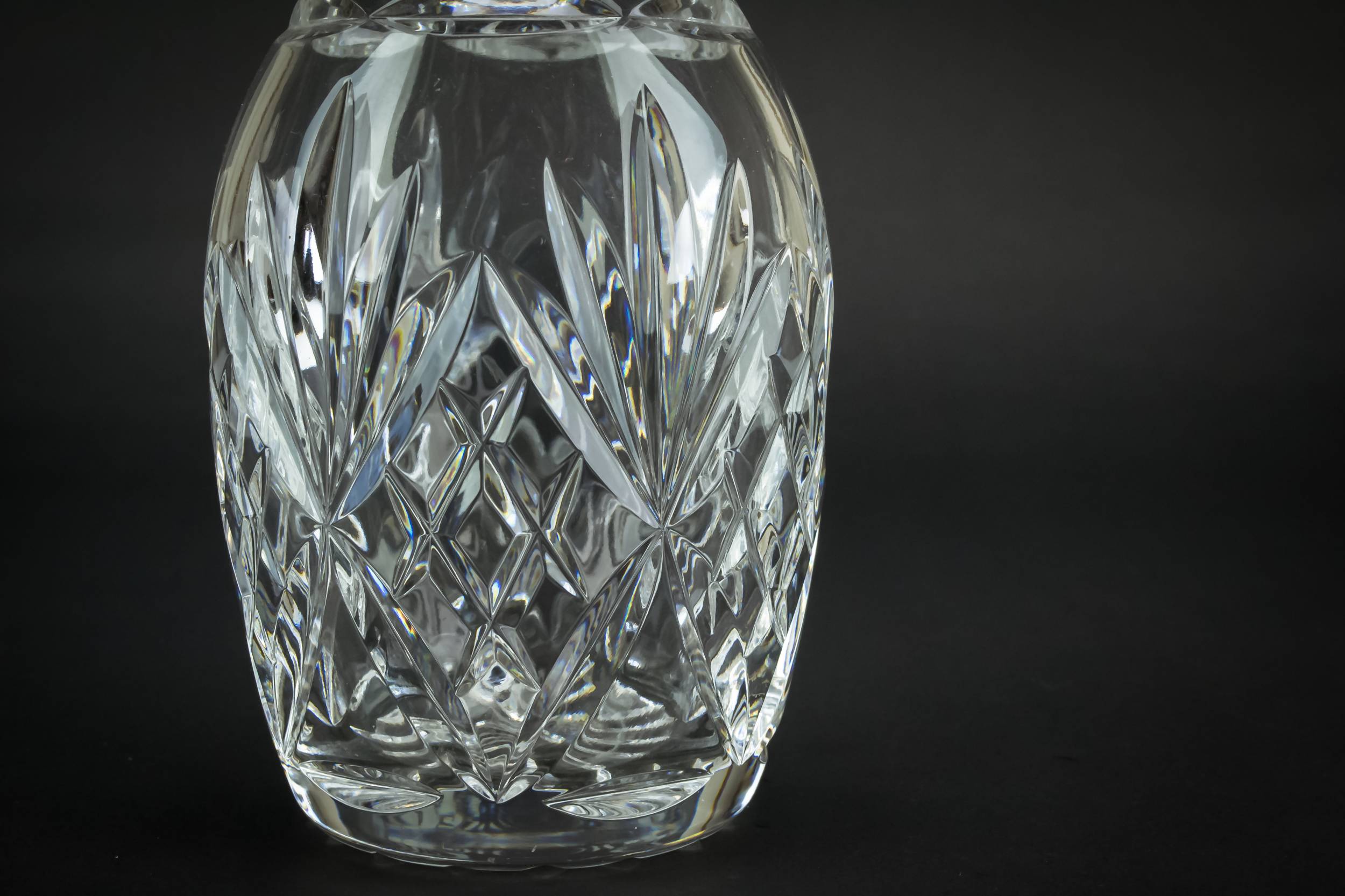 Traditional Cut Glass — Royal Doulton wine decanter 2