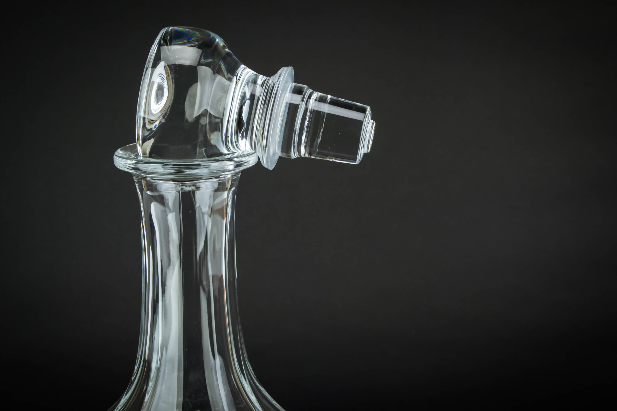 Elegant Water Crystal — Table wine decanter 1