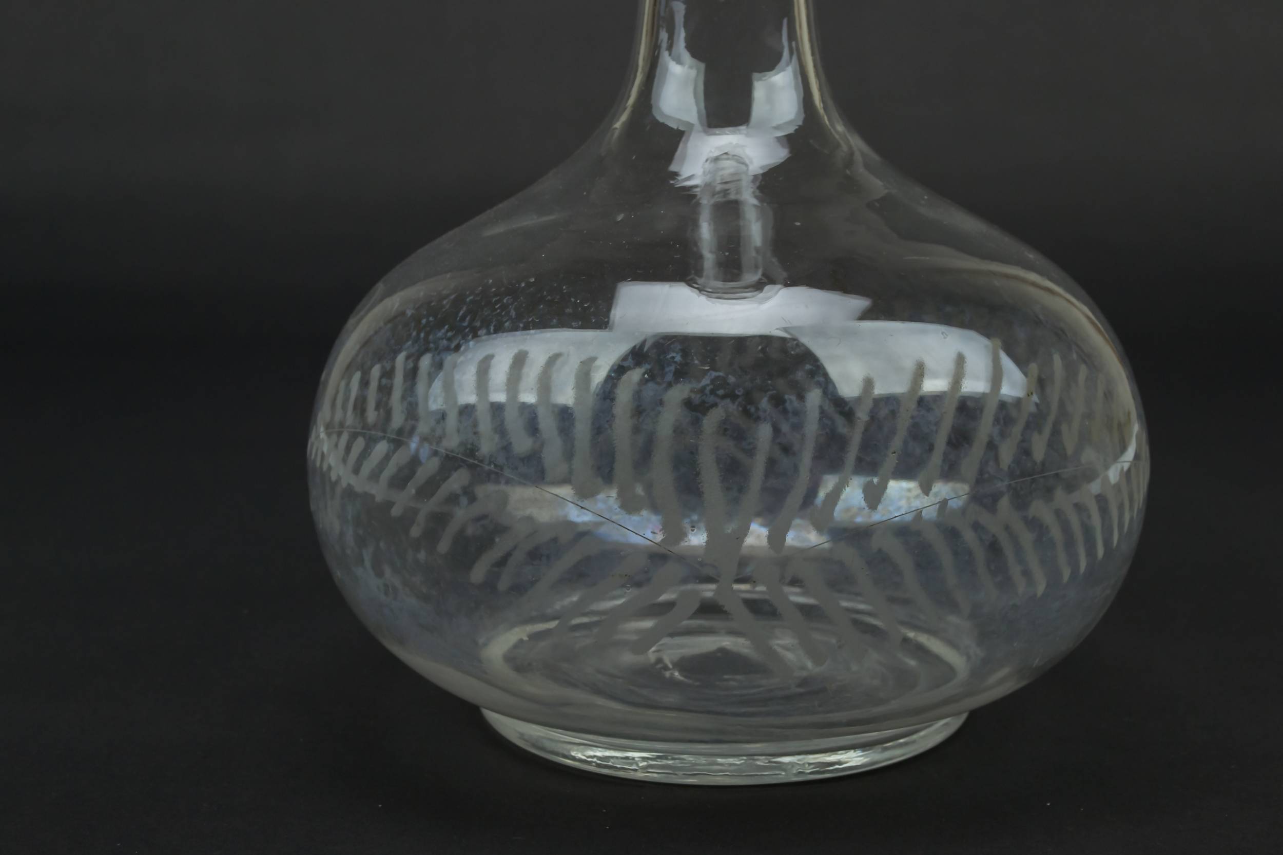 Engraved Whisky Clear — Port and sherry decanter 2