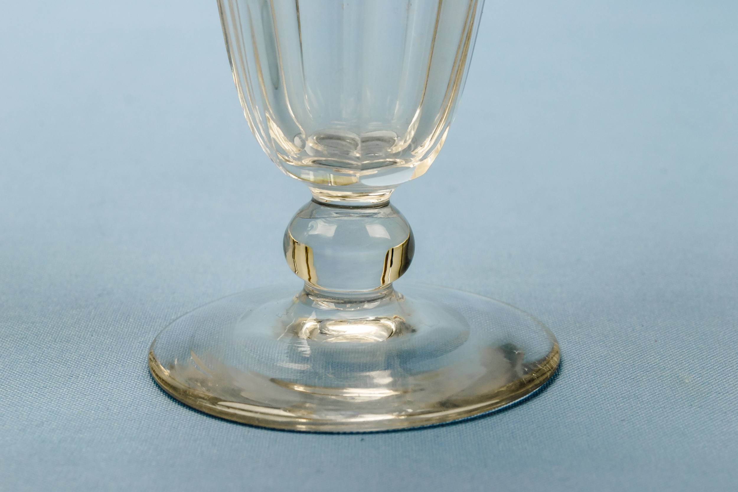 Clear Classical Panelled — 2 dessert wine glasses 1