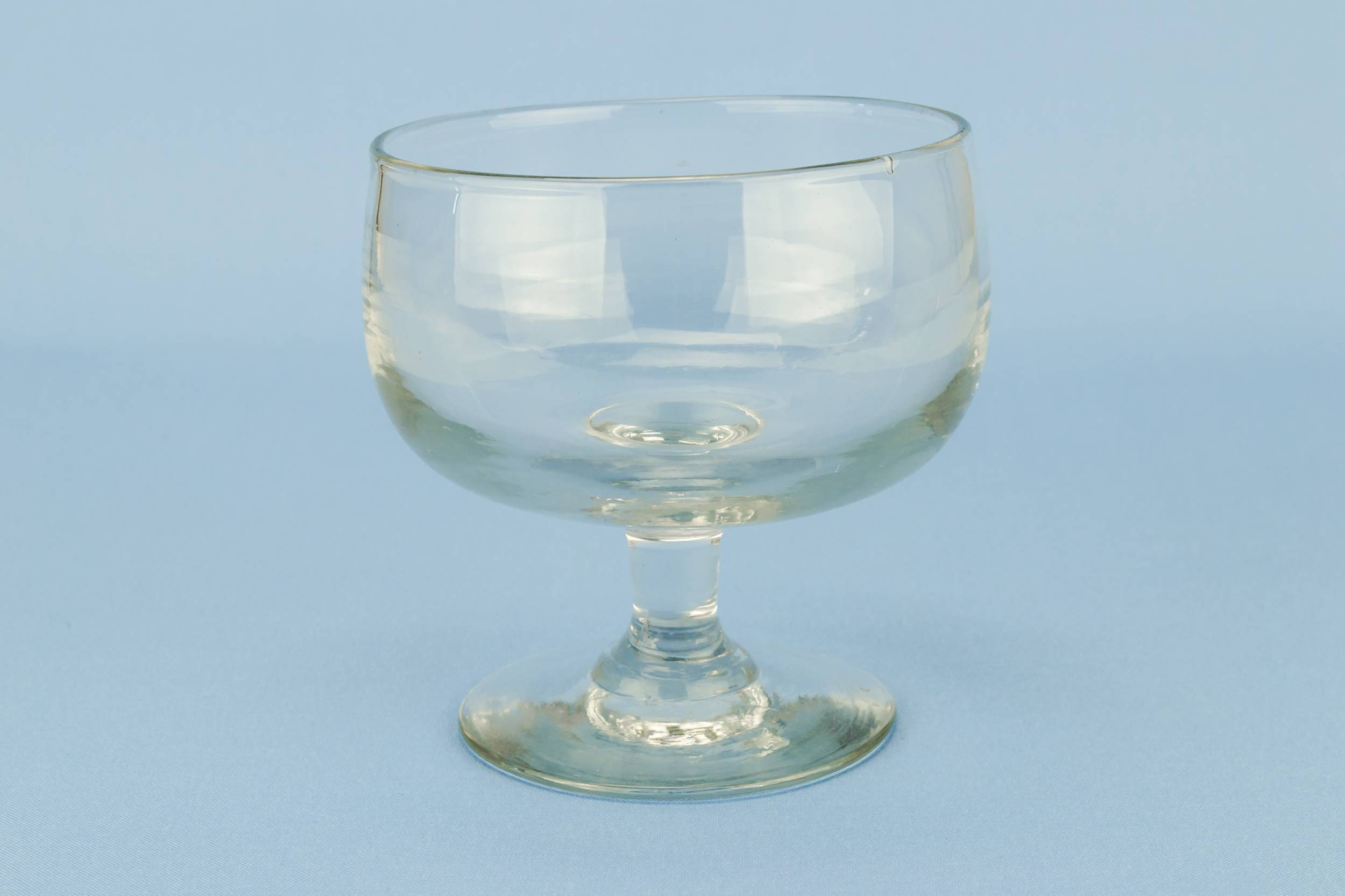 High Victorian Clear — Massive wine glass