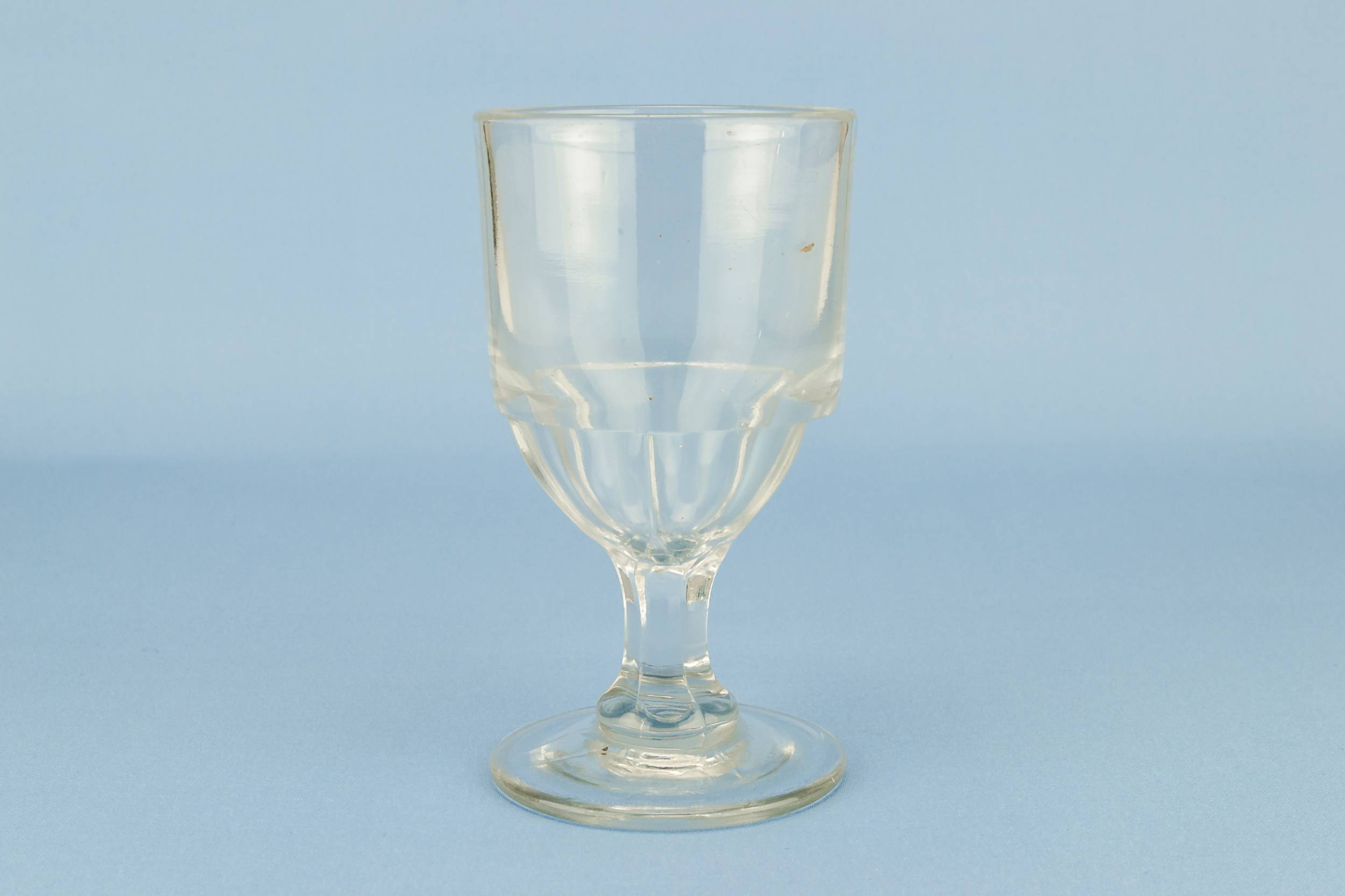 Victorian Clear Panelled — Hexagonal wine glass