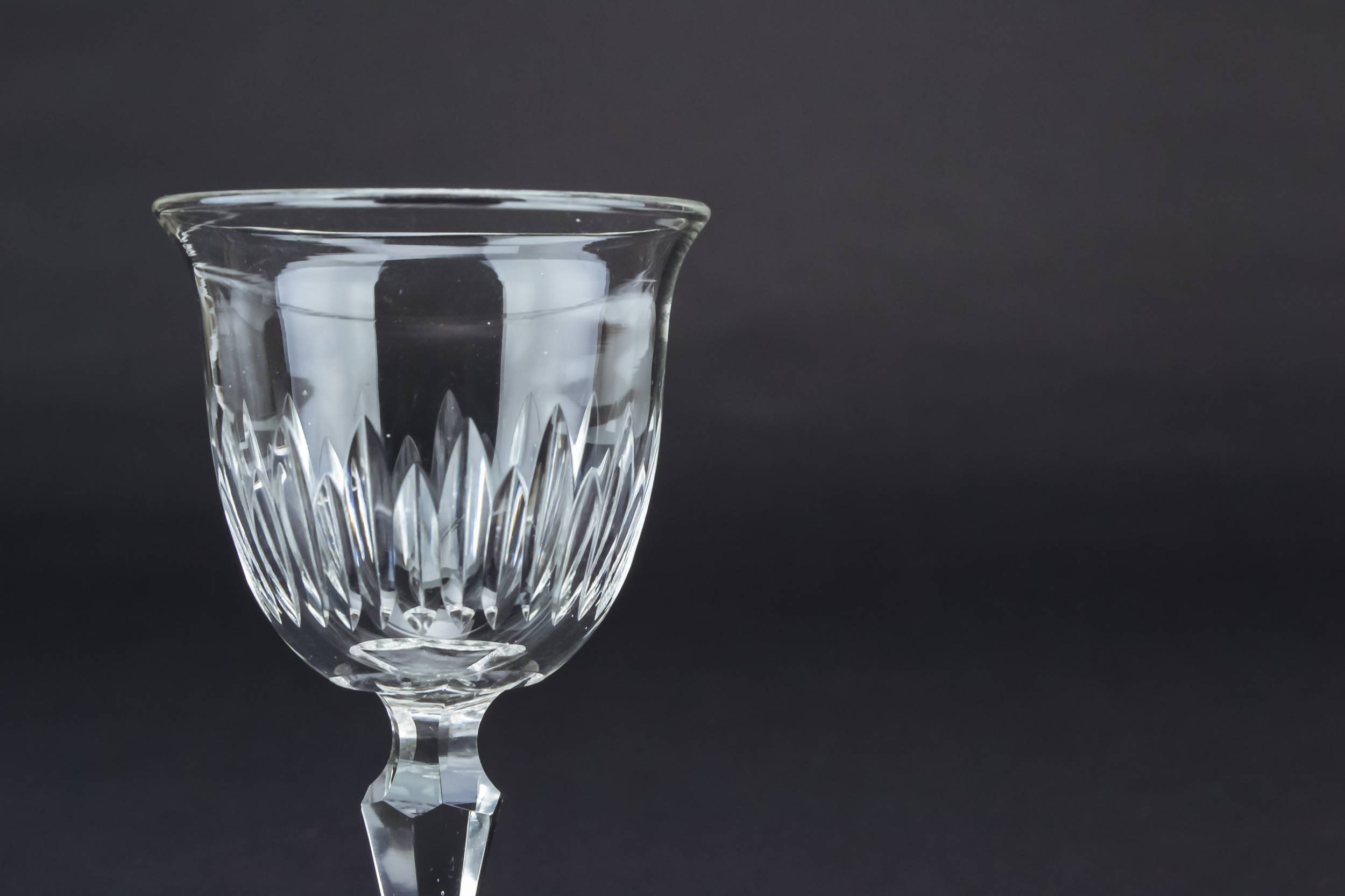 Retro Clear Dessert — 6 dessert wine glasses 1
