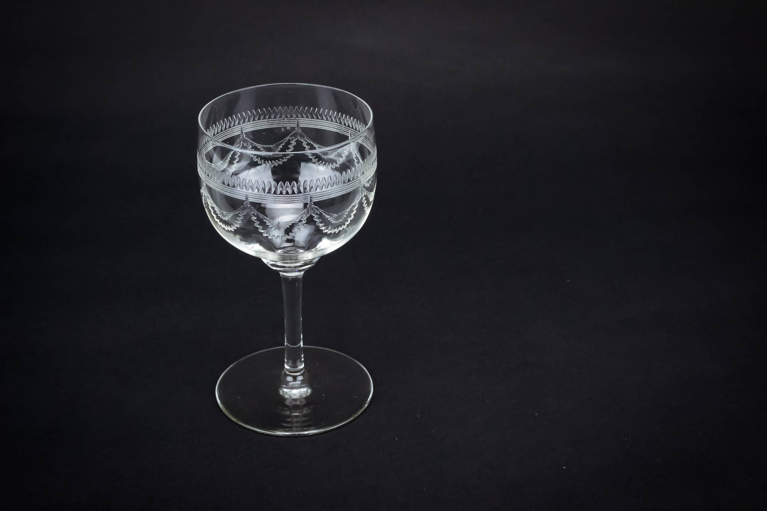 Clear Retro Sherry — Engraved sherry glass 1